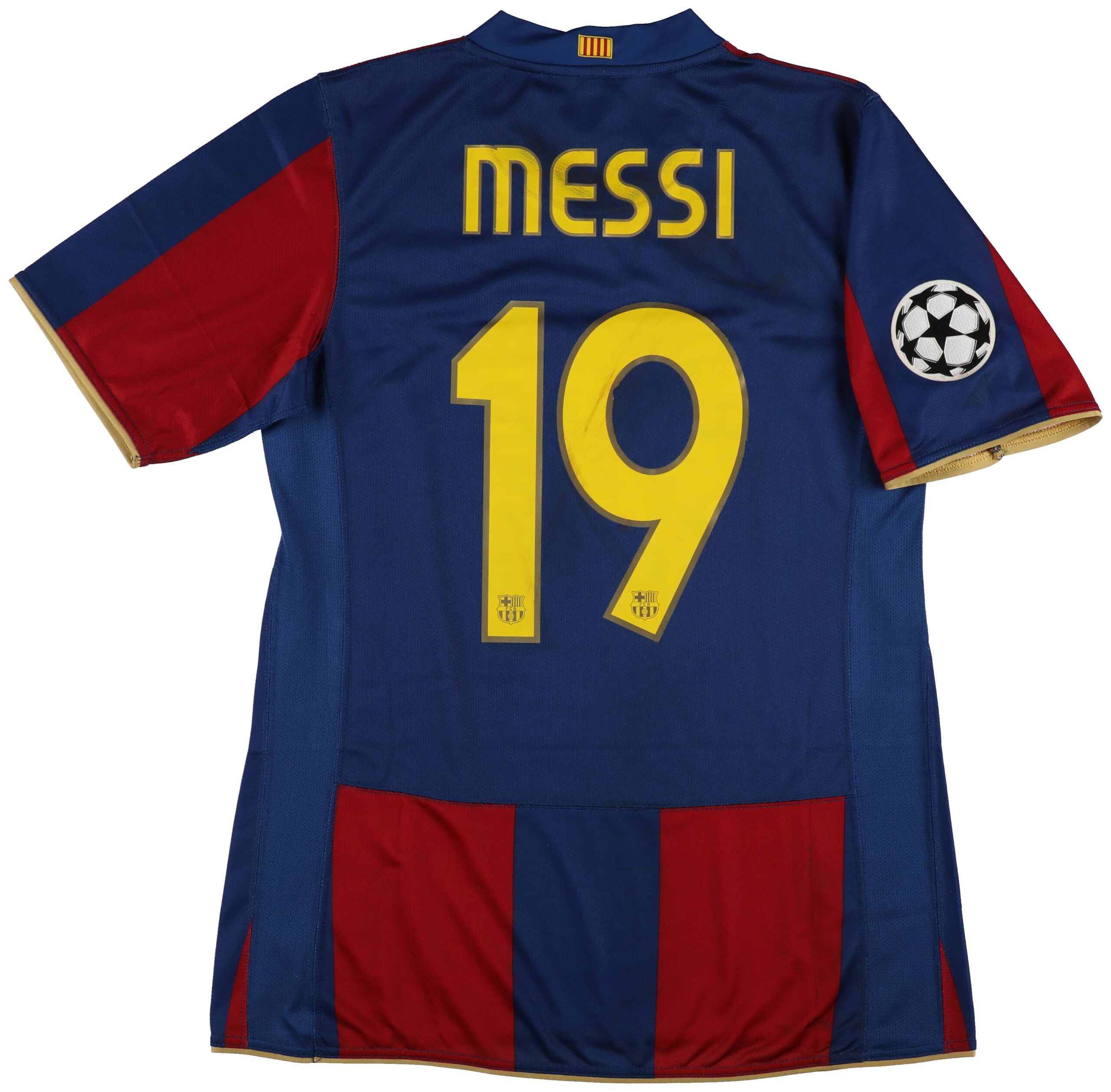 2007 Lionel Messi FC Barcelona jersey. 