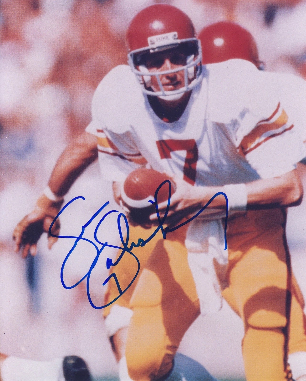 Sean Salisbury autographed photo. 