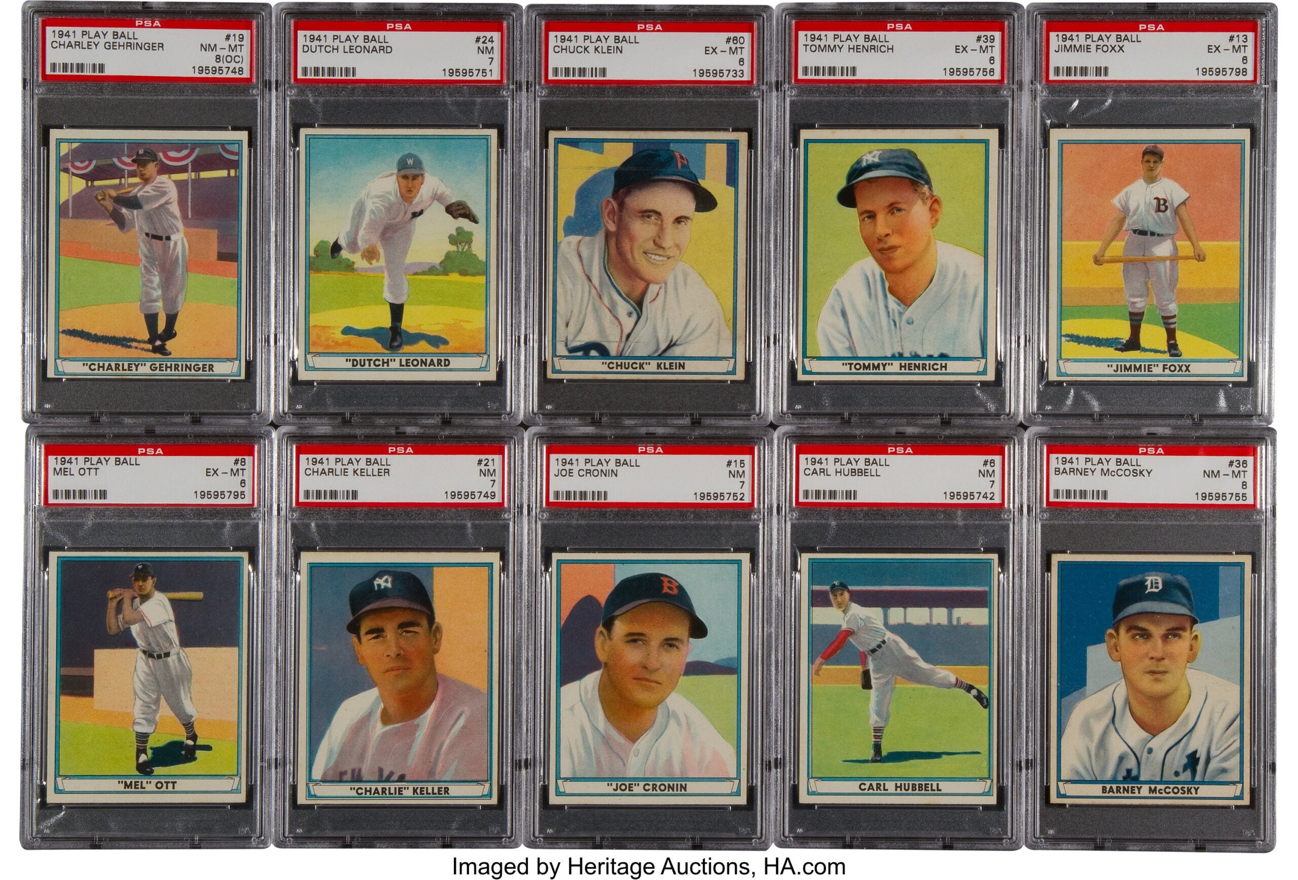 1941 Play Ball baseball card set. 