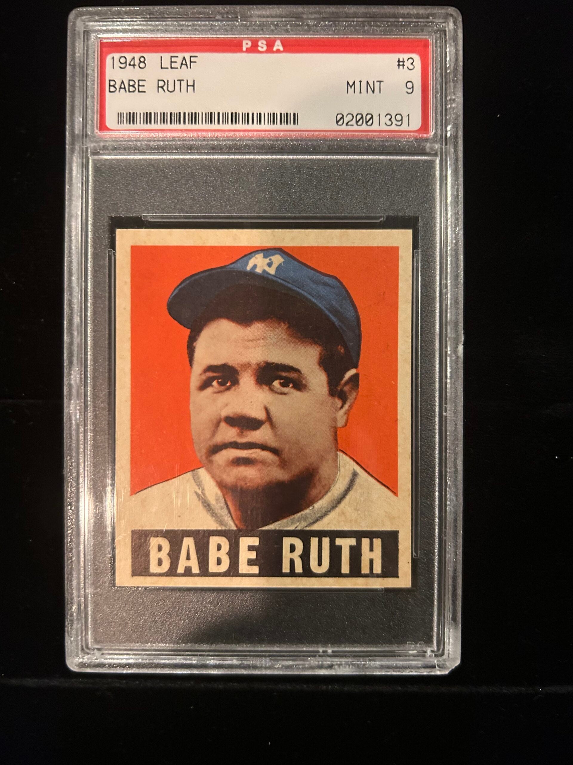 1948 Babe Leaf card. 