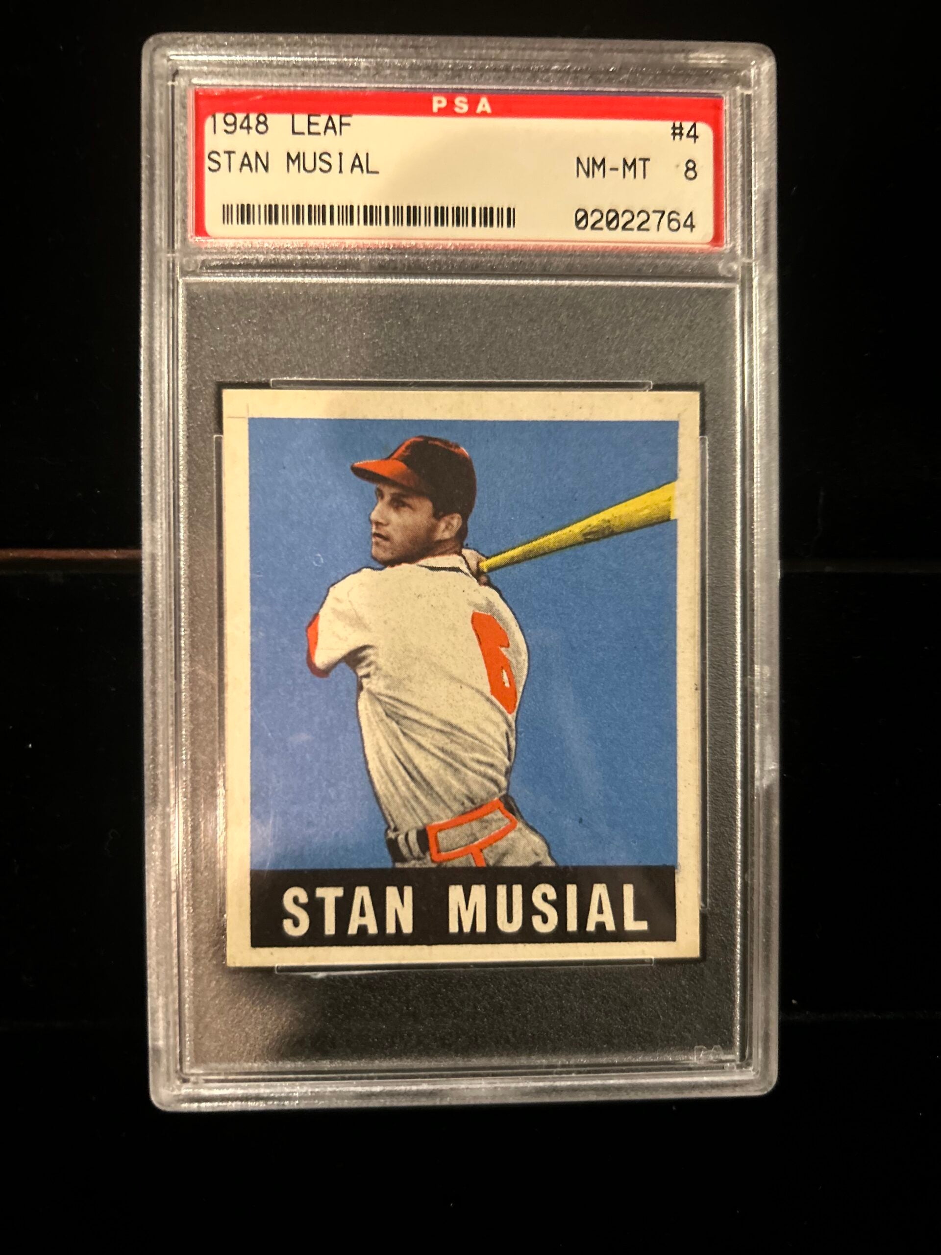 1948 Leaf Baseball Stan Musial card. 