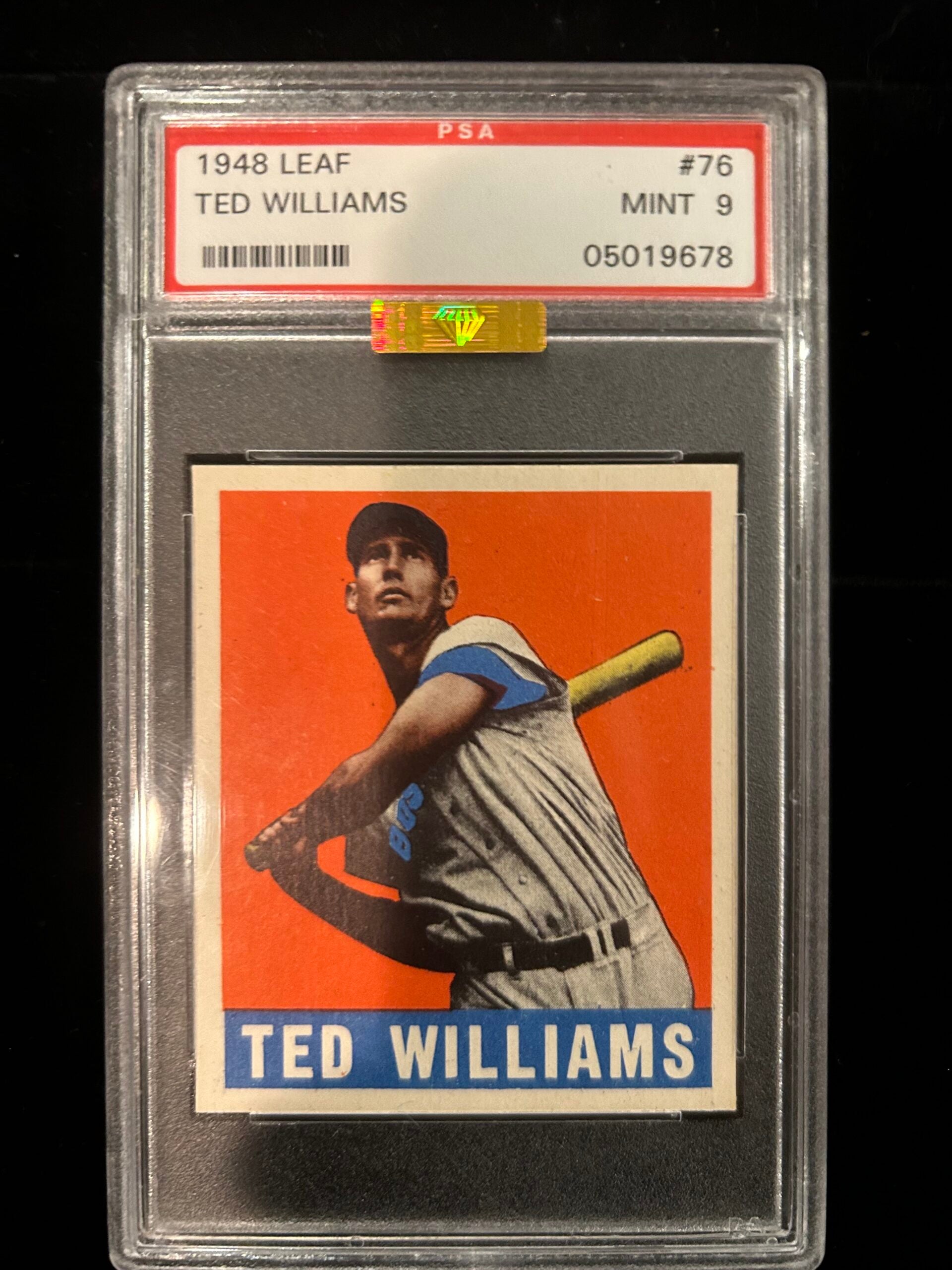 1948 Leaf Baseball card.