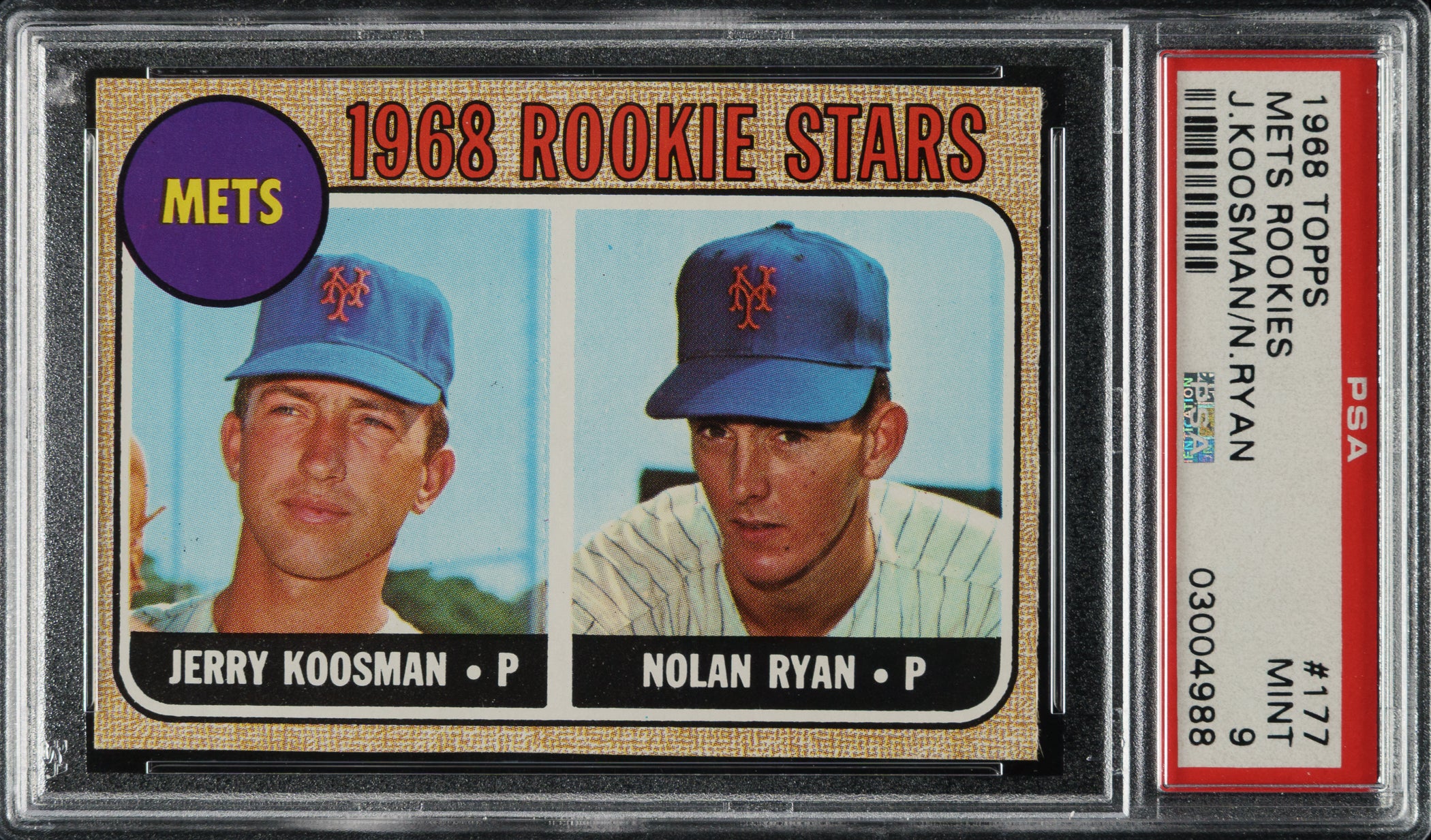 1968 Topps Noland Ryan rookie card. 