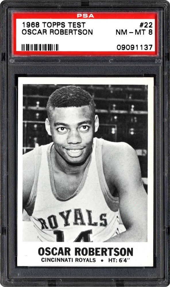 1968 Topps Test Oscar Robertson. 