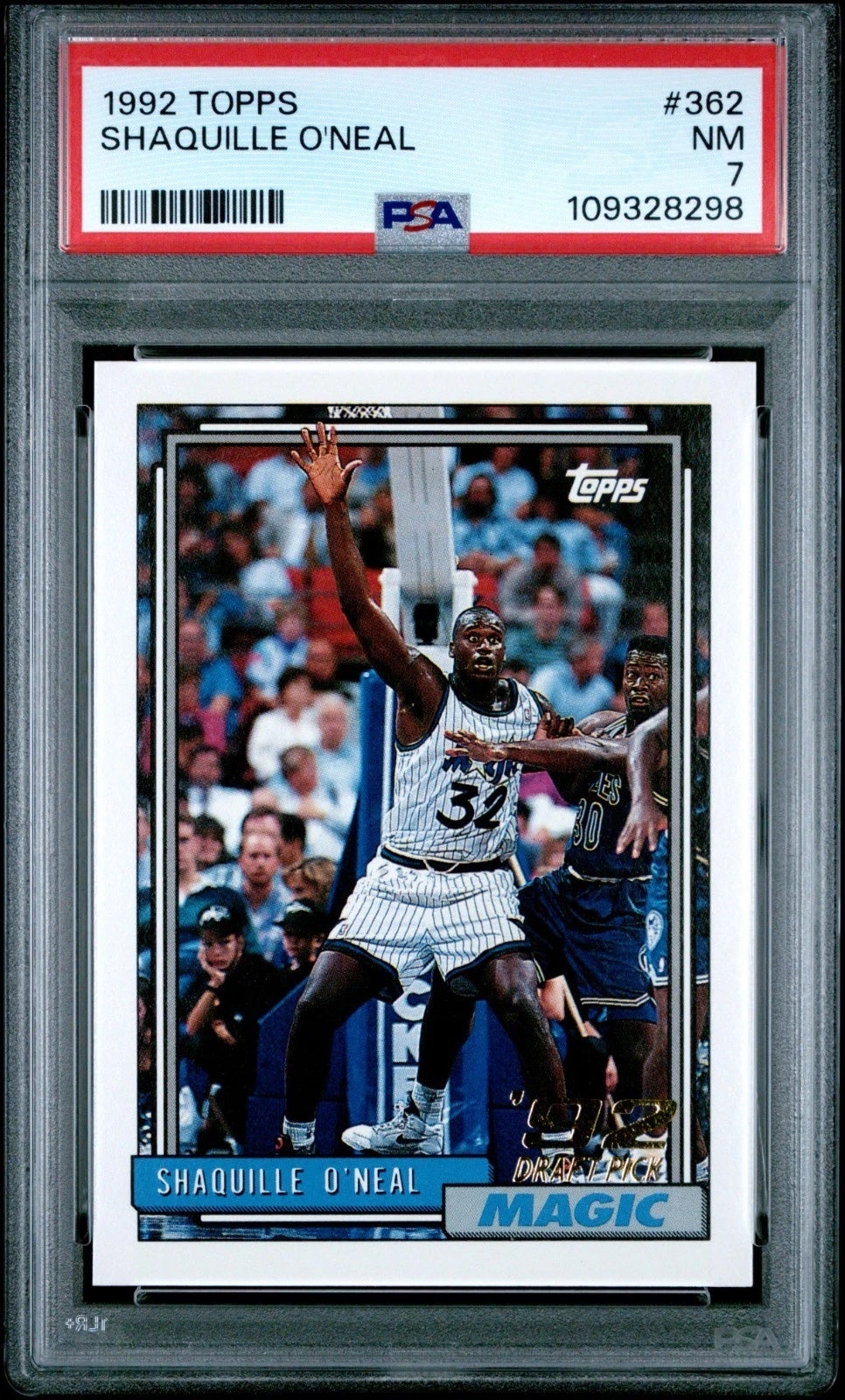 1992 Topps Shaquille O'Neal rookie card. 