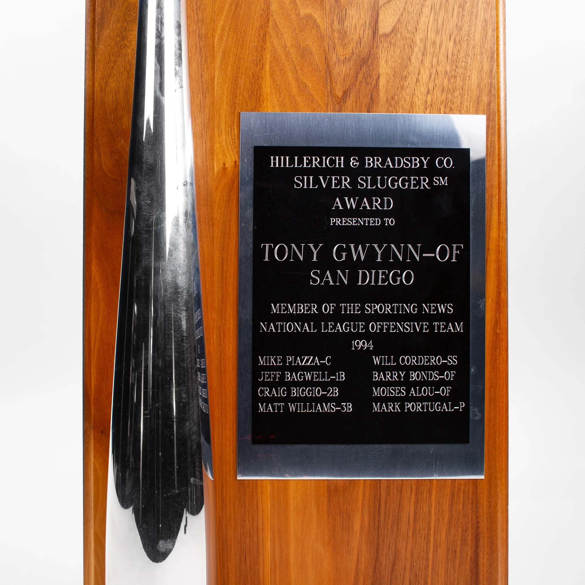 1994 Tony Gwynn Silver Slugger Award. 