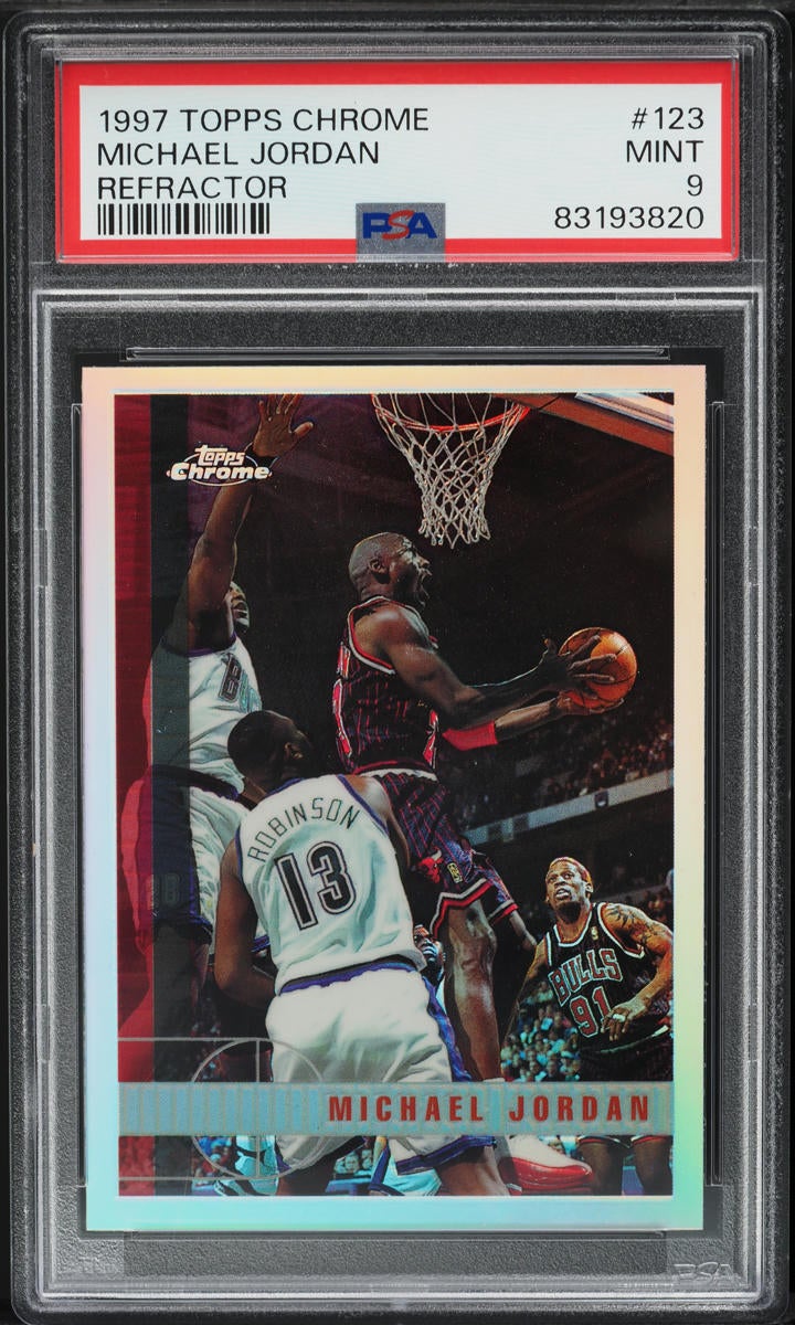 1997 Topps Chrome card. 