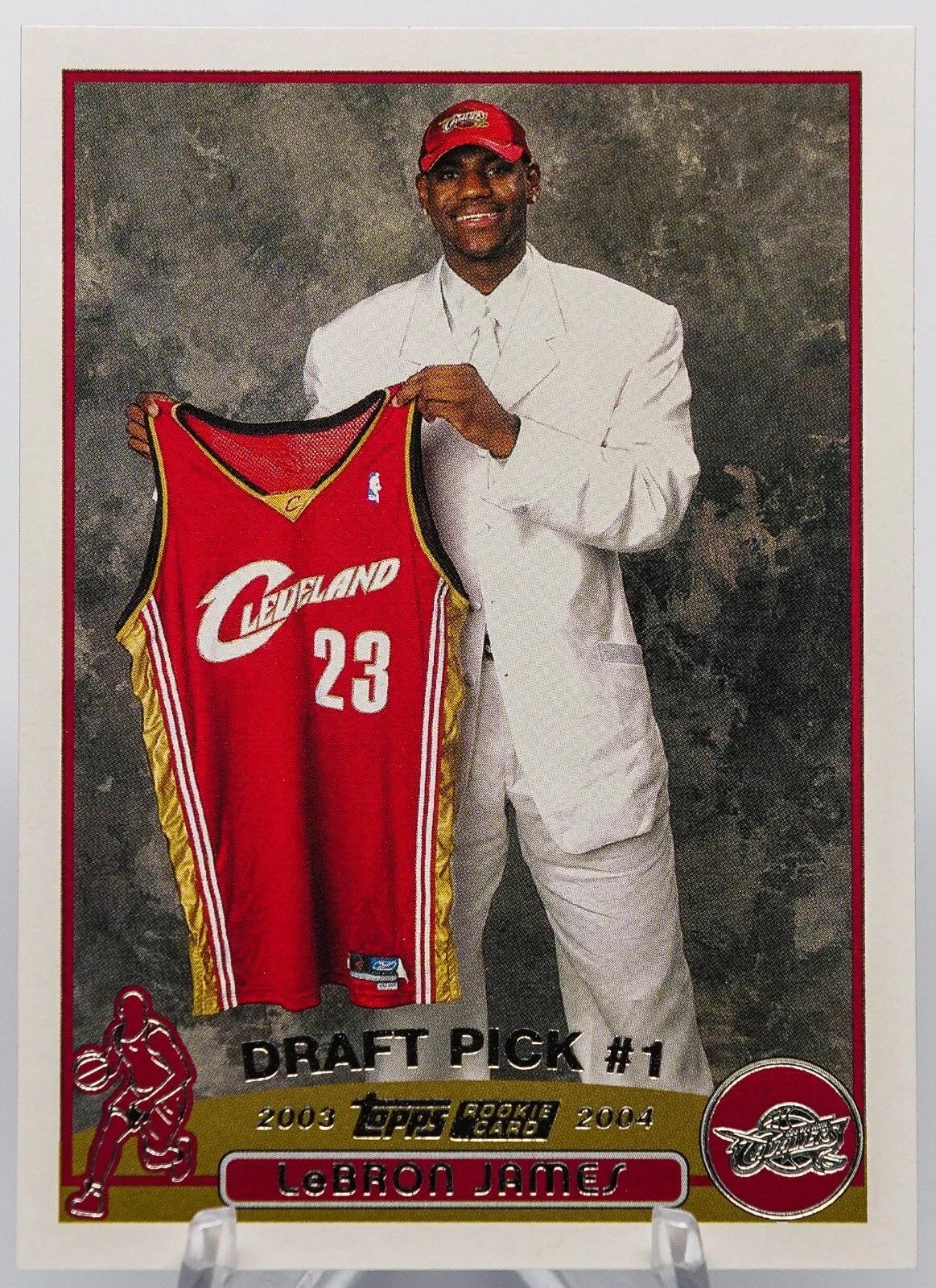 2003 Topps LeBron James Rookie card. 