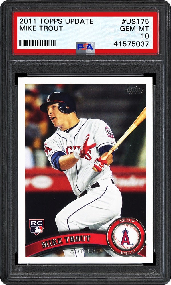 2011 Topps Update Mike Trout card. 