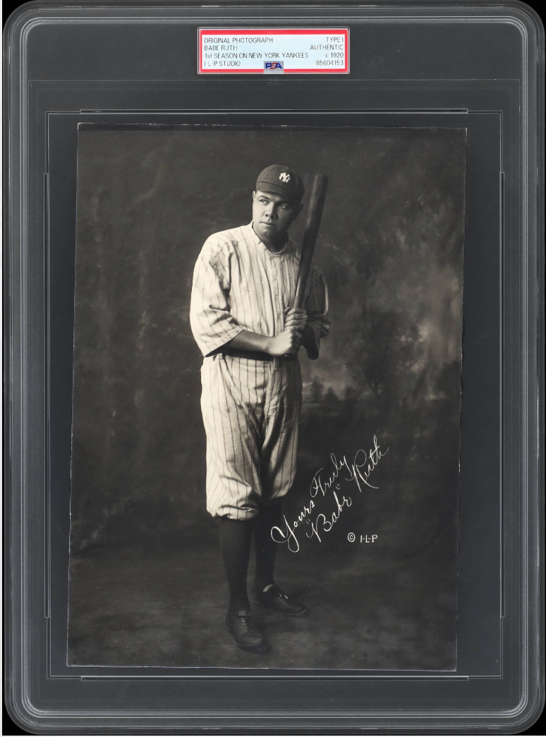 1020 Babe Ruth Type 1 Original Photo. 