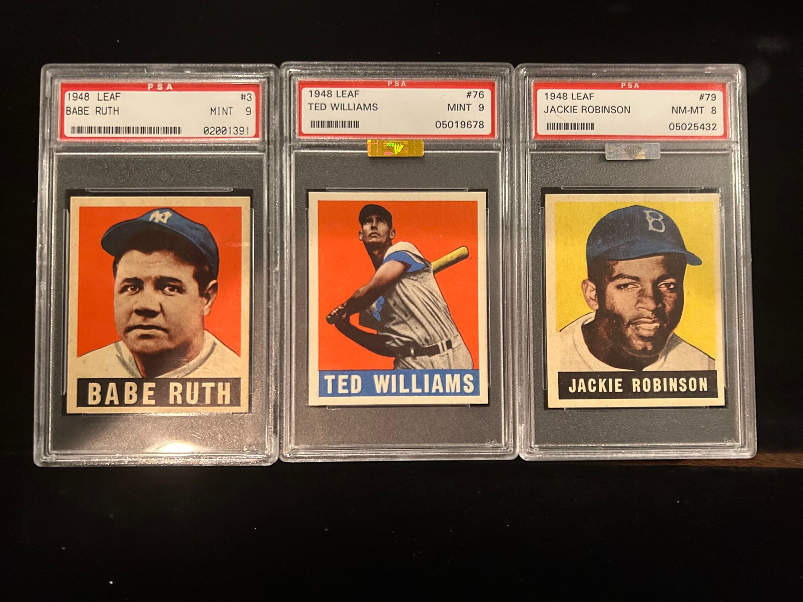 Colorful 1948 Leaf Baseball set packs plenty of punch with Jackie