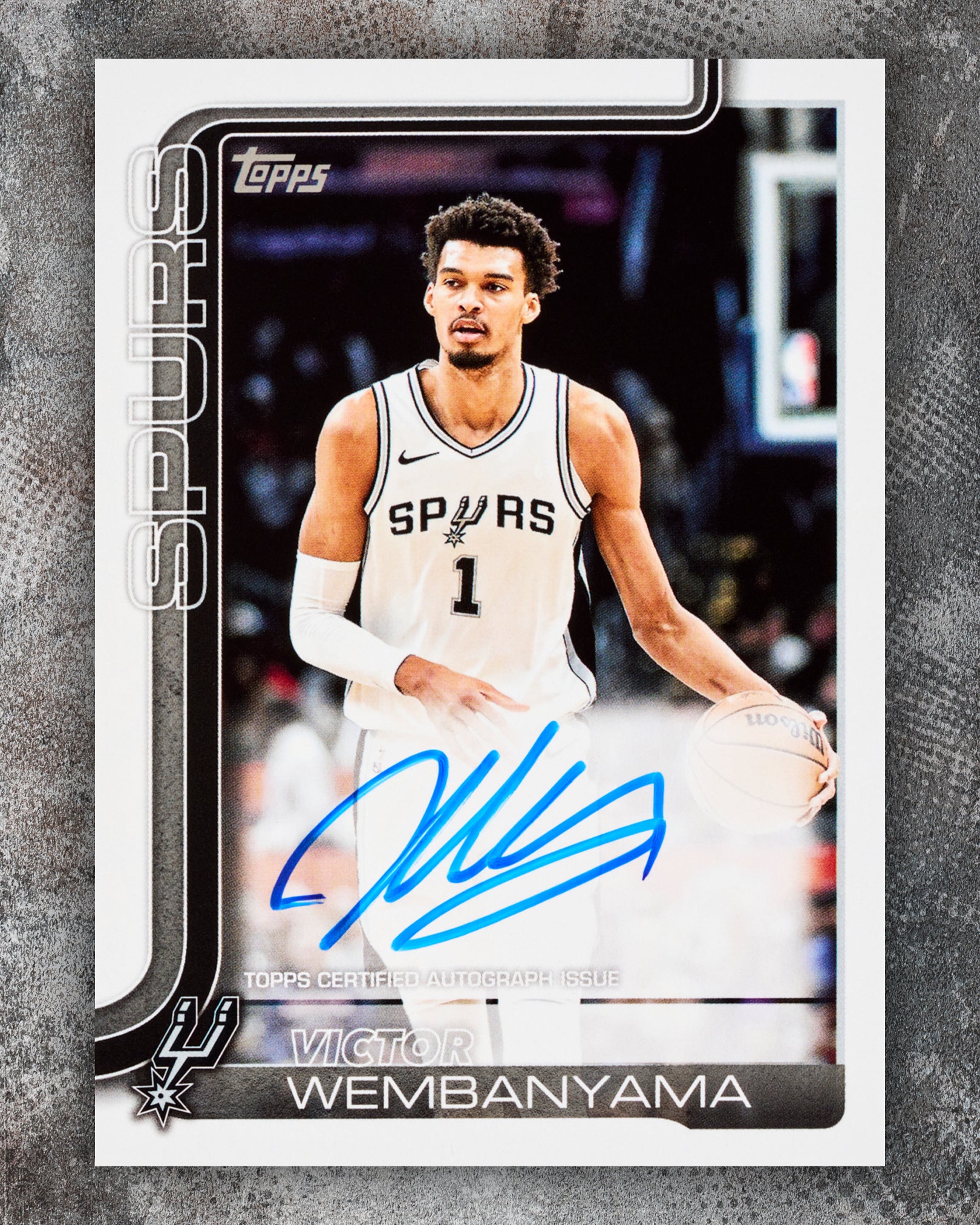 2025-26 Topps Basketball Victor Wembanyama card. 