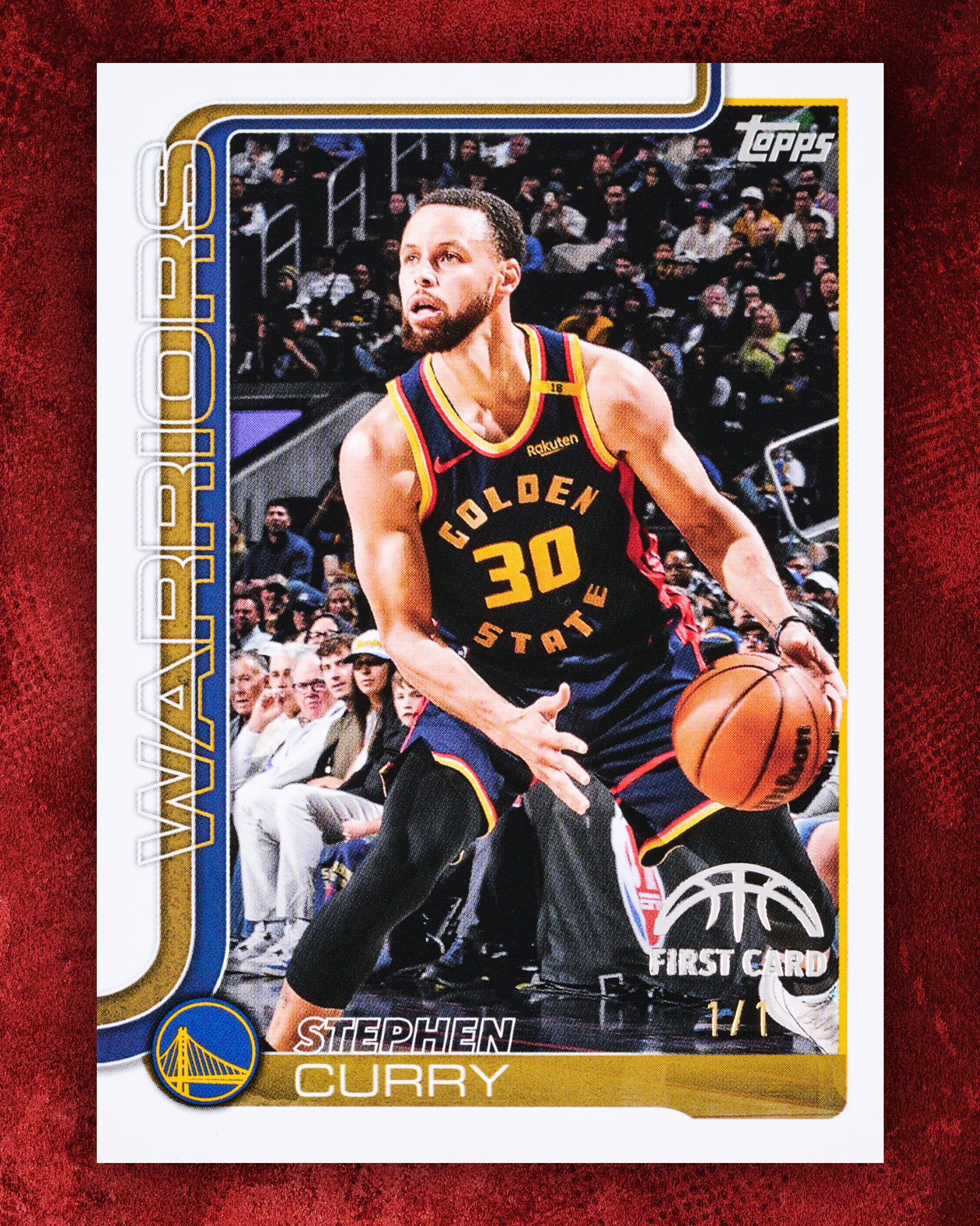2025-26 Topps Basketball Stephen Curry card.