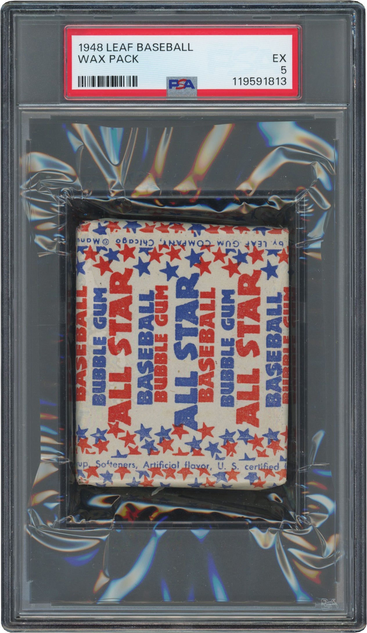 1948 Leaf Baseball Wax Pack. 