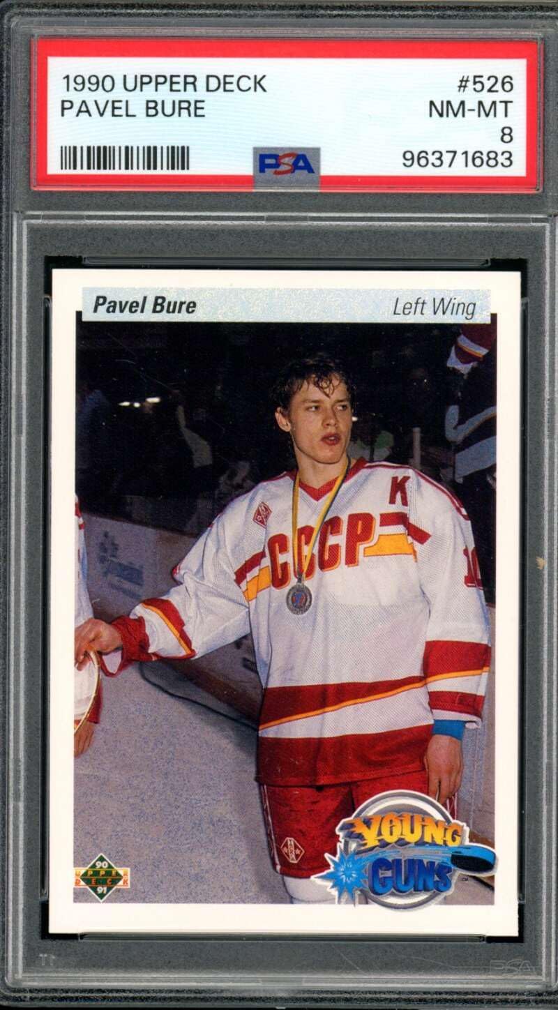 1990 Upper Deck Pavel Bure rookie card. 