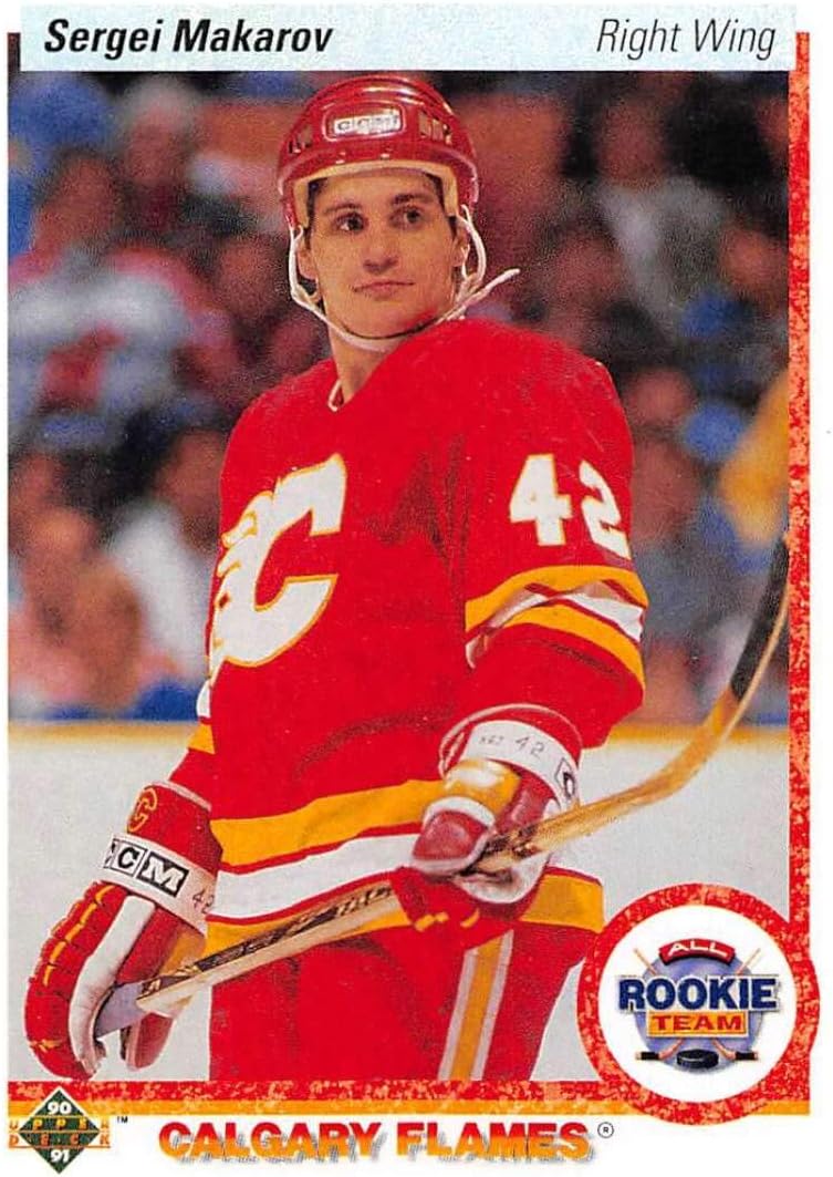 1990 Upper Deck Sergei Makarov rookie card. 