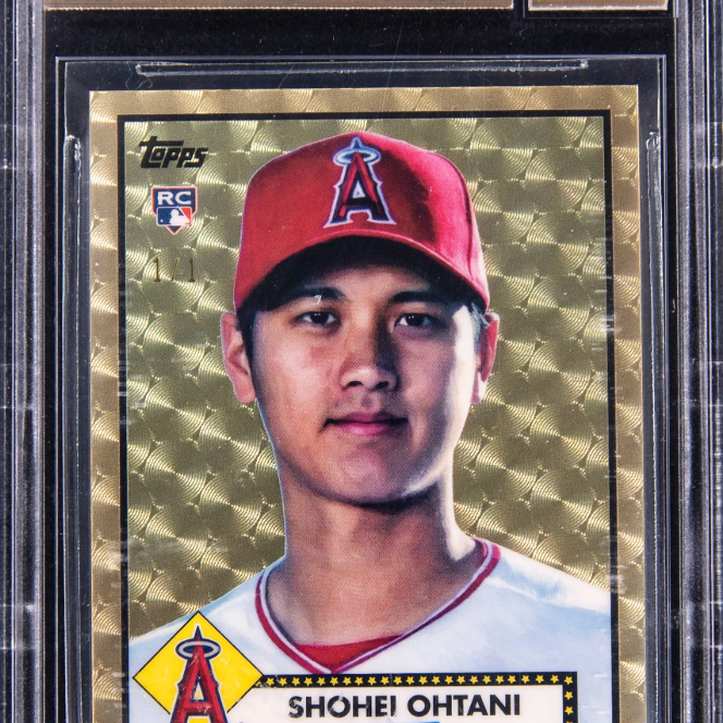 Shohei Ohtani rookie card tops Legends Auction during World Series