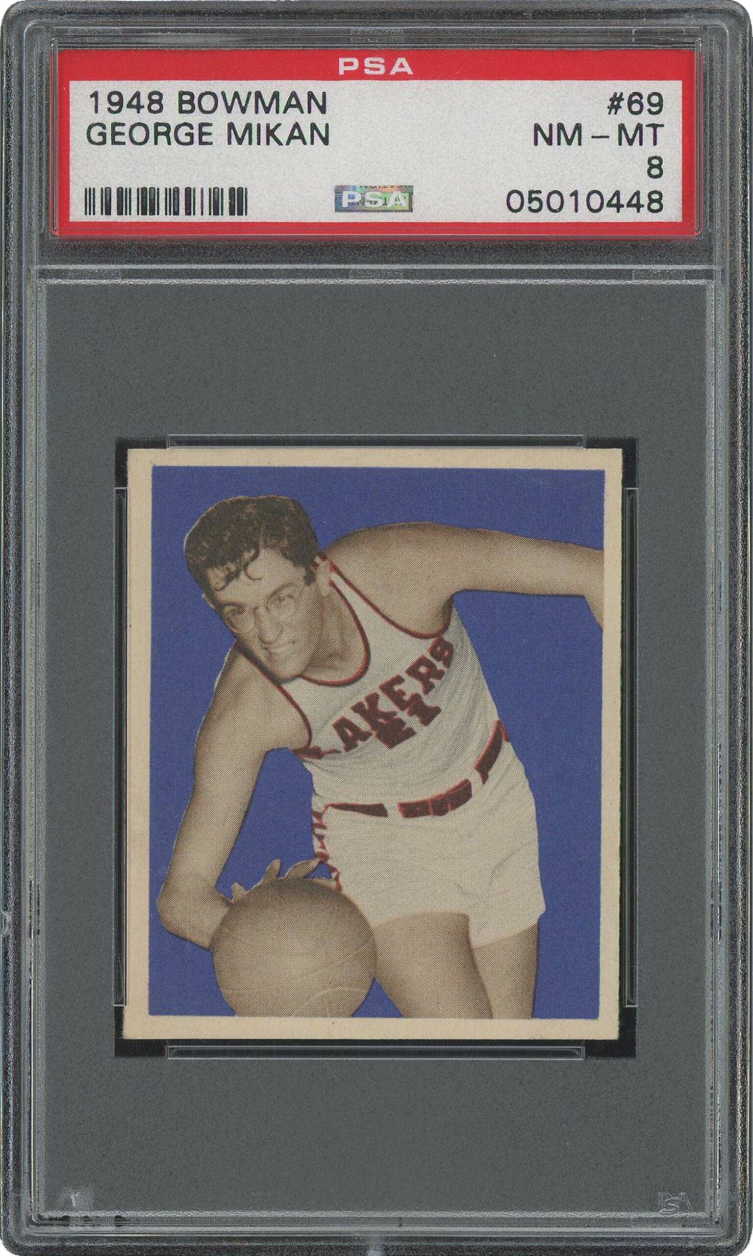 1948 Bowman George Mikan card. 