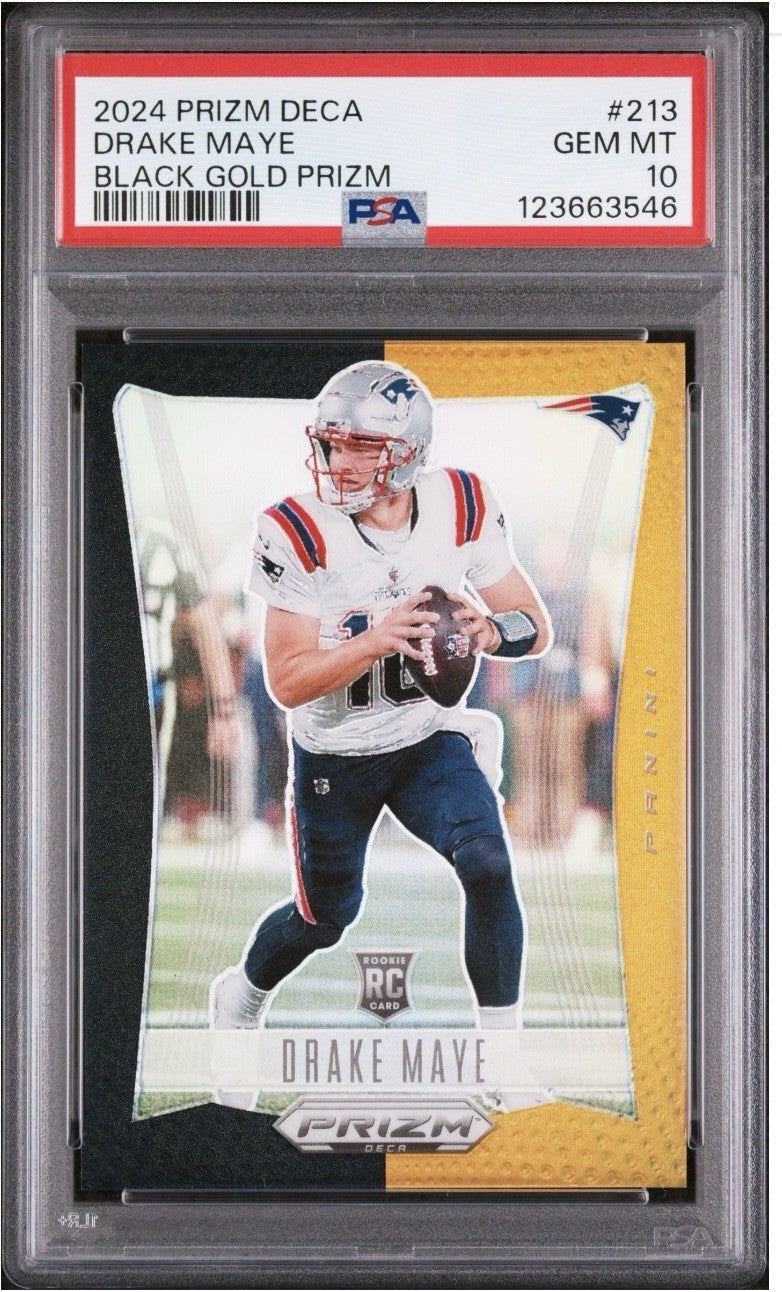 2024 Panini Prizm Deca Black Gold Prizm. 