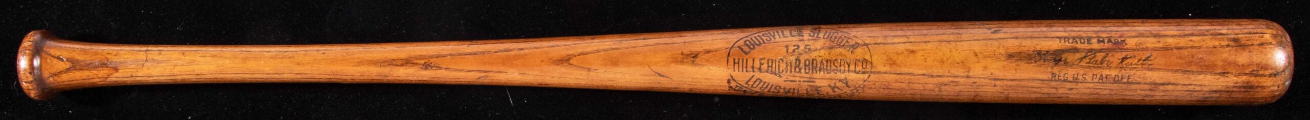 1920-22 Babe Ruth professional model bat. 
