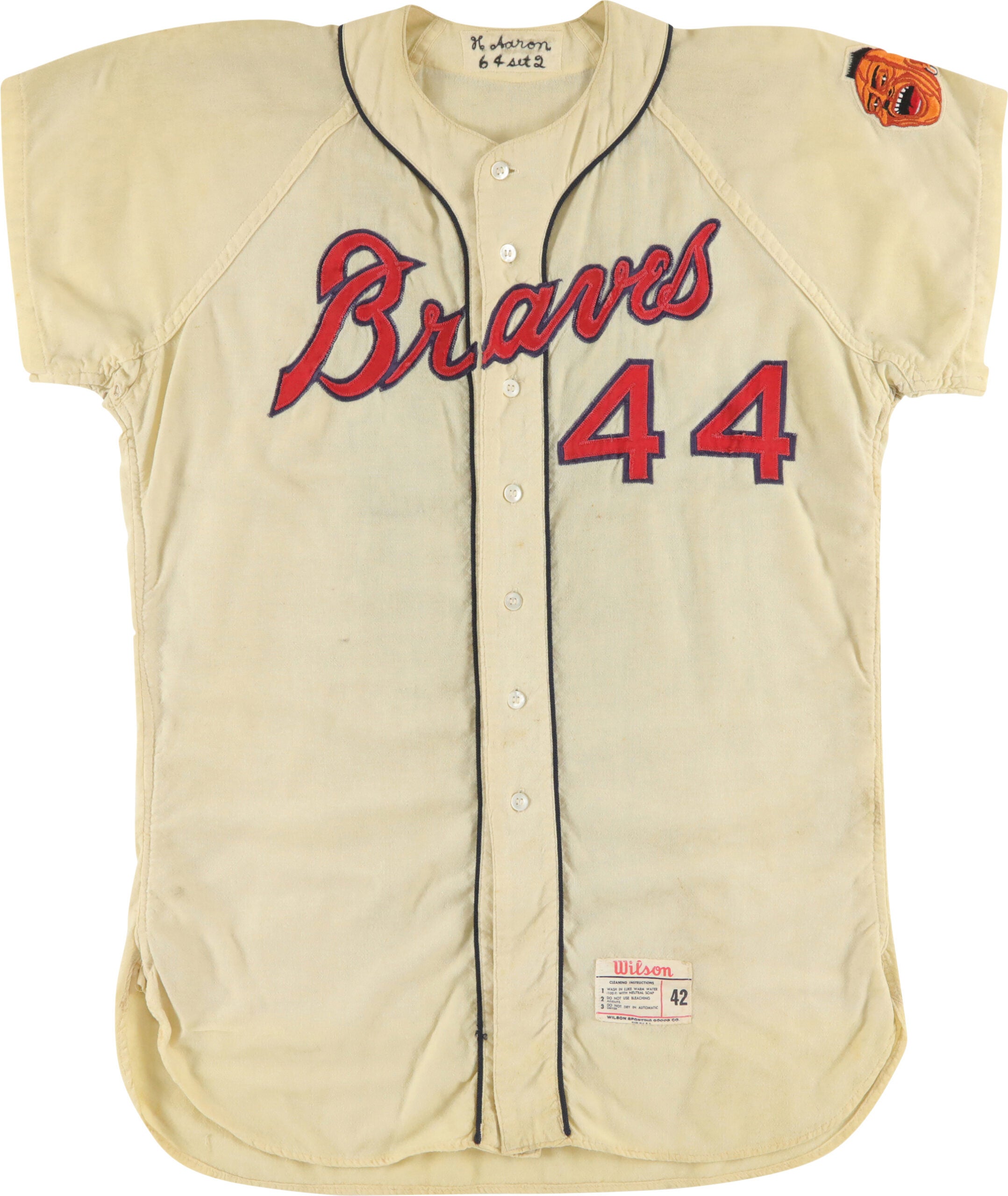 1964 Hank Aaron jersey. 