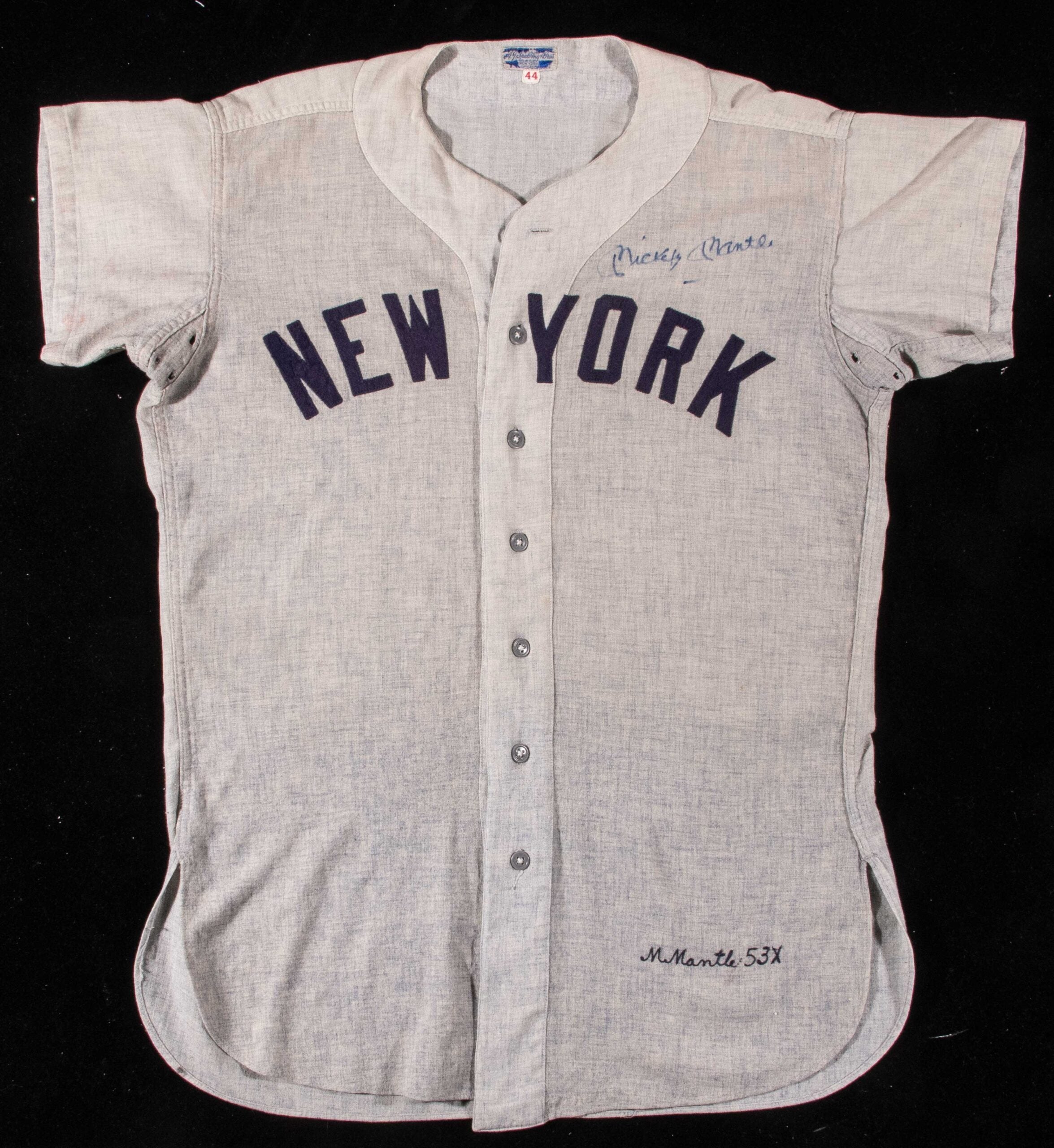 Mickey Mantle jersey, Babe Ruth bat headline historic baseball