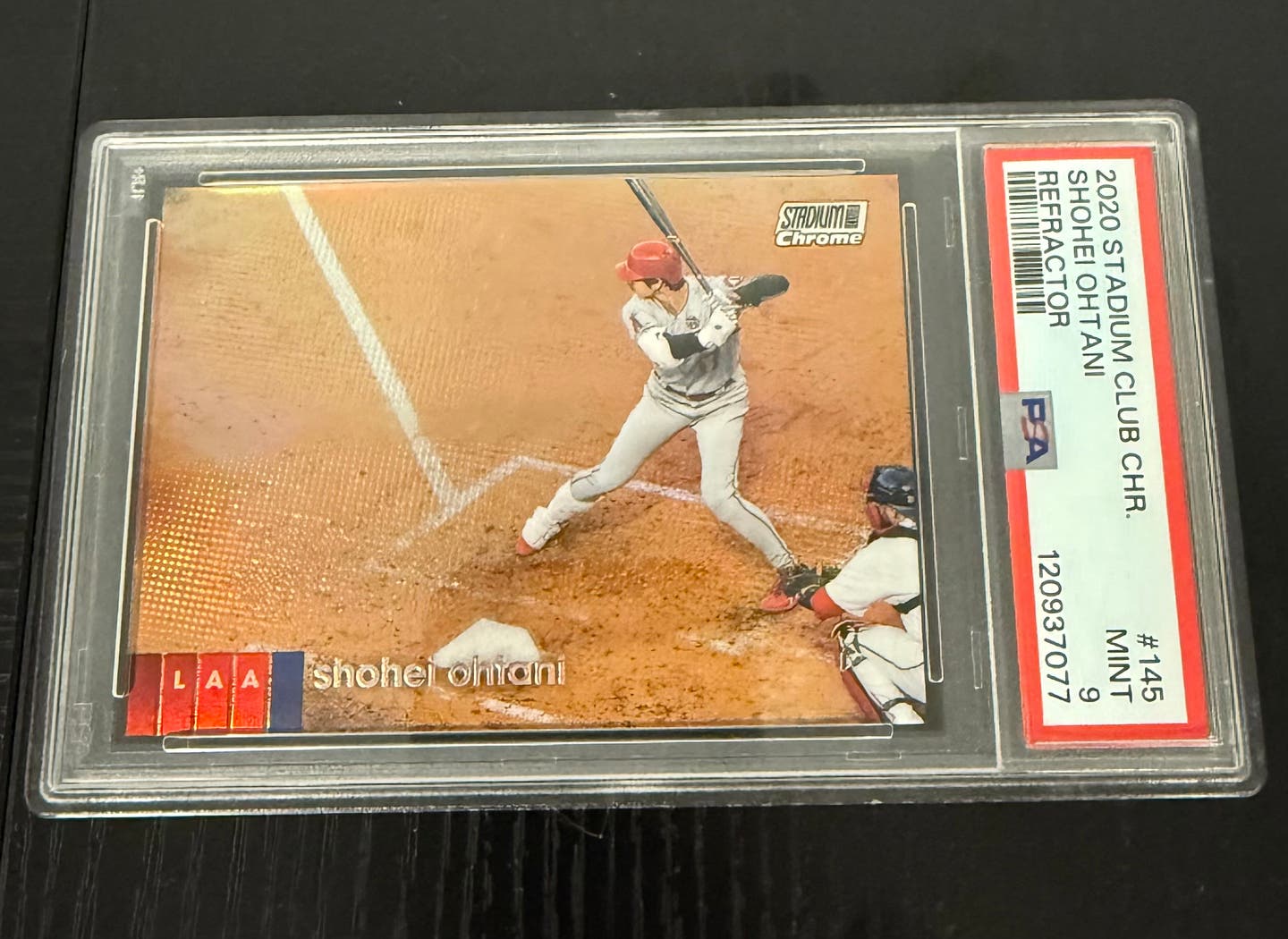 2020 Topps Stadium Club Chrome Shohei Ohtani Refractor.