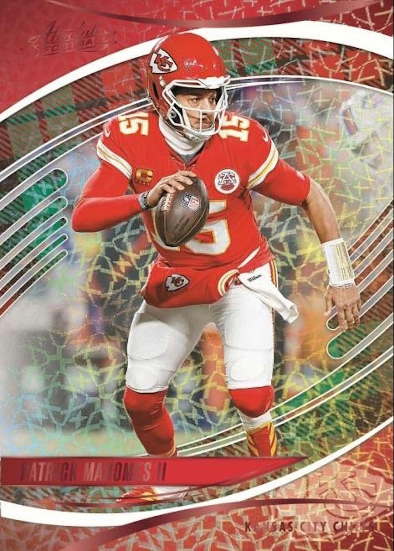 2025 Panini Absolute Patrick Mahomes card. 