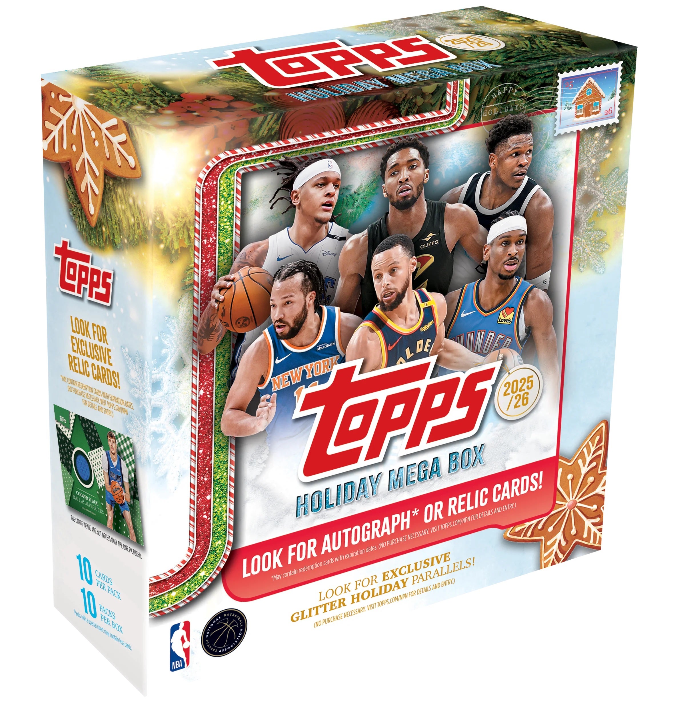 2025 Topps Basketball Holiday Mega Box. 