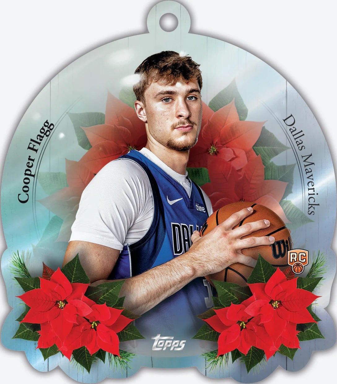 2025 Topps Basketball Holiday Cooper Flagg Rookie card. 