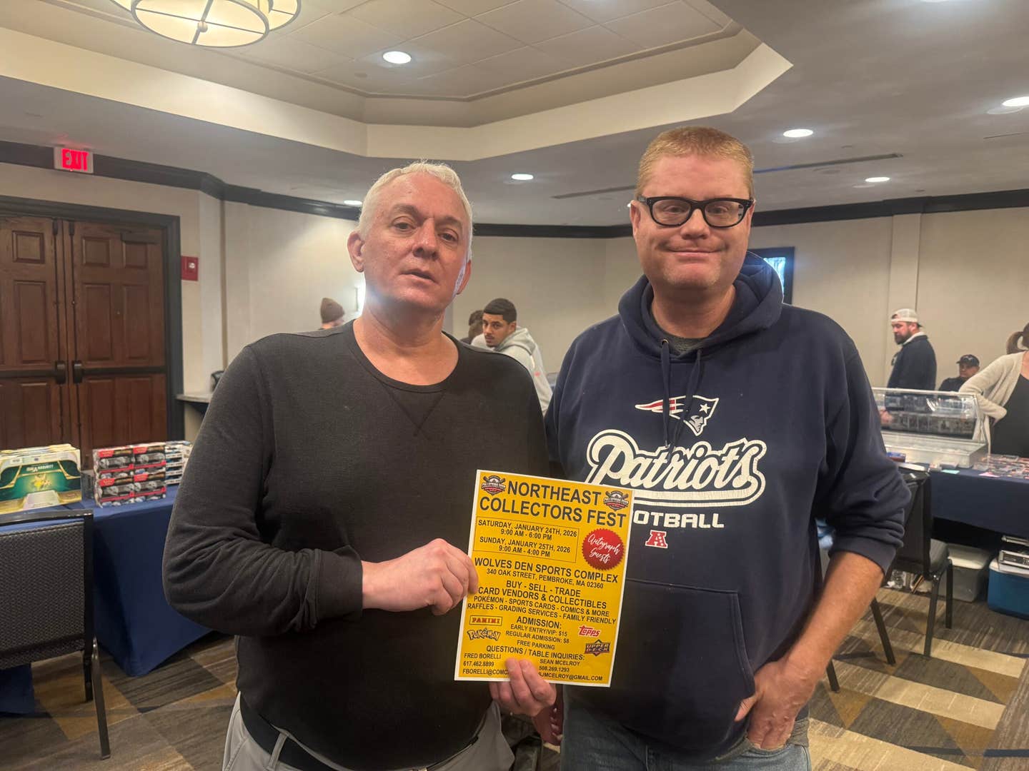 Fred Borelli and Sean McElroy of the Northest Collectors Fest.