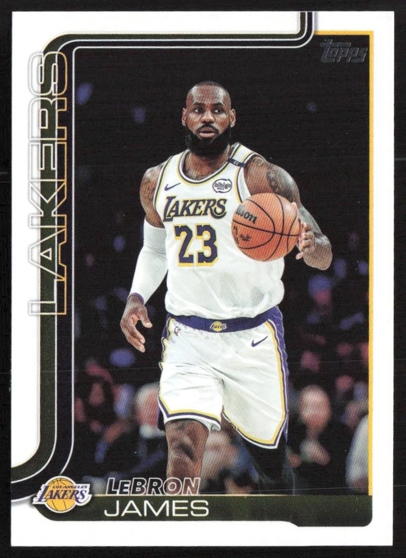 sports cards lebron james