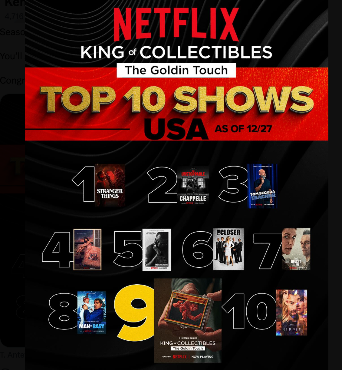 “King of Collectibles” on Netflix.