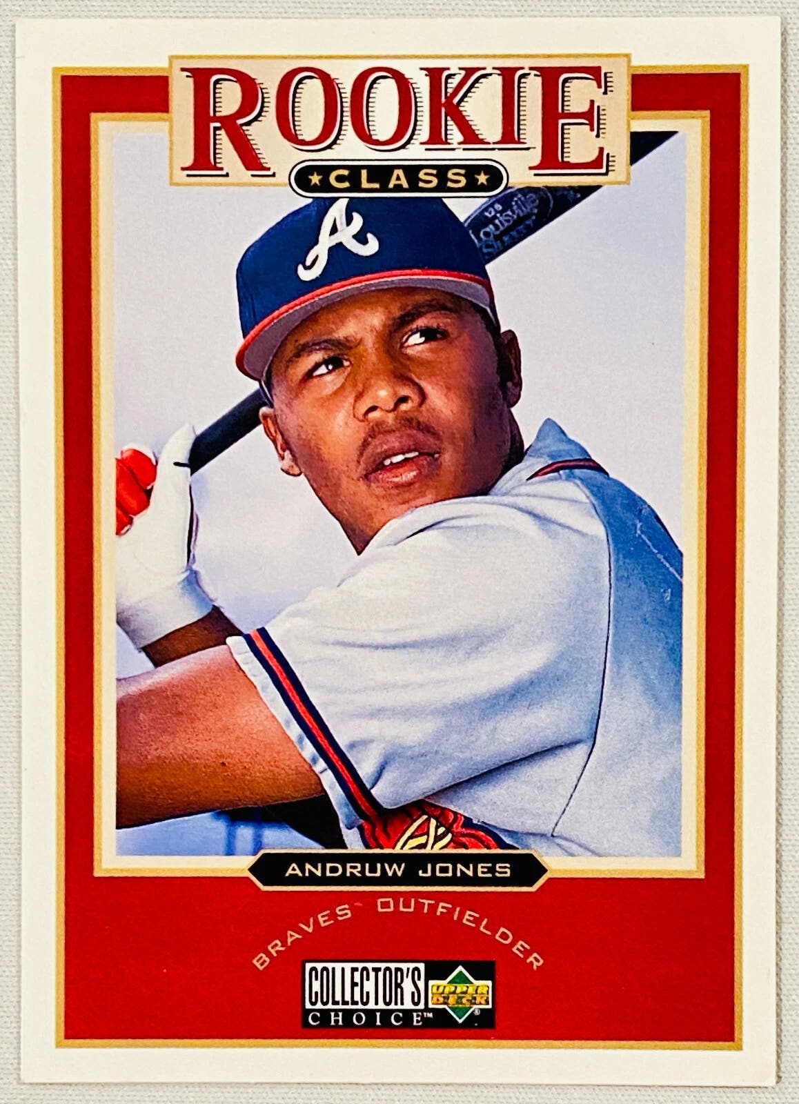 1997 Upper Deck Andruw Jones Rookie card.