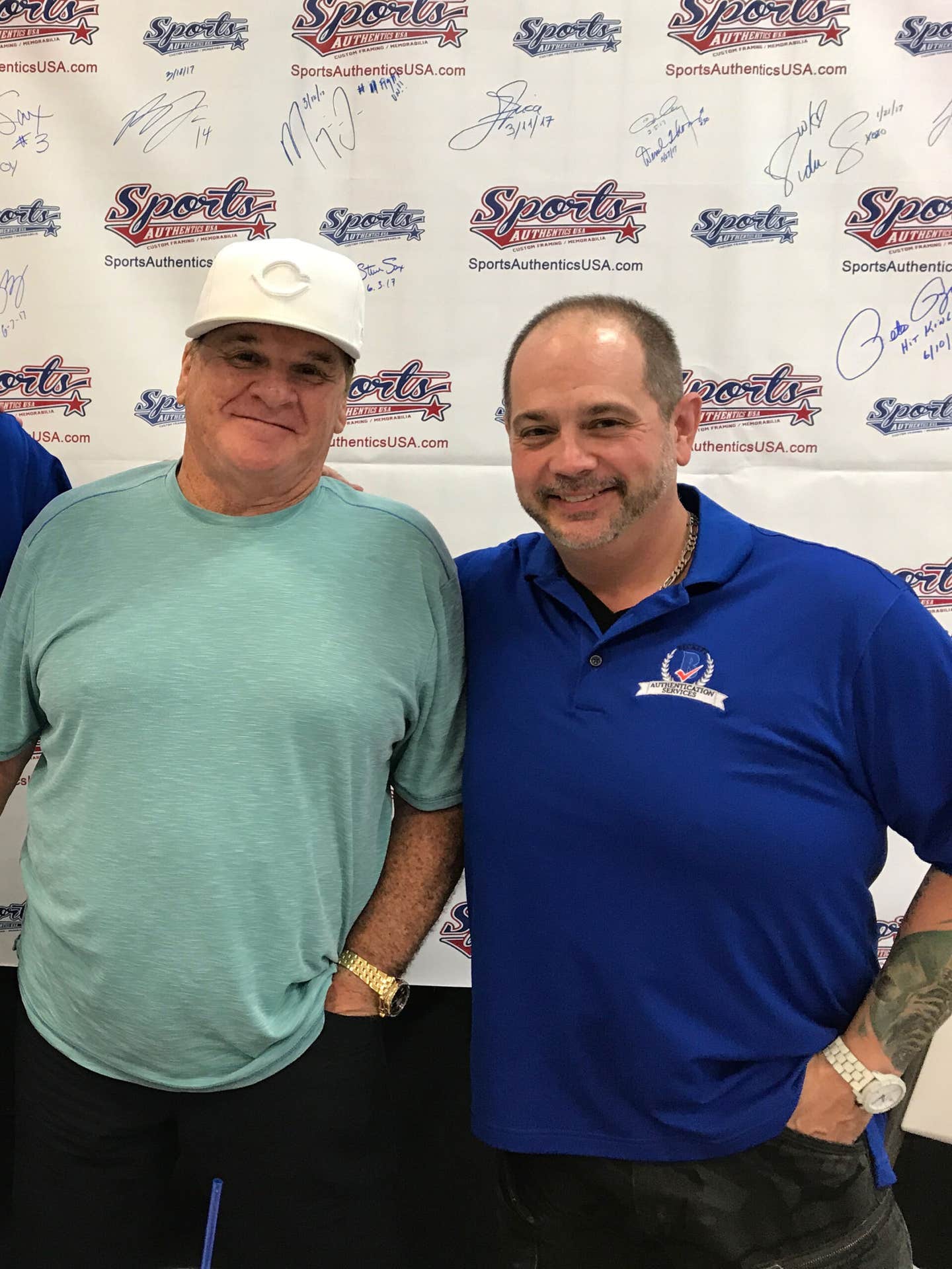 Steve Grad with Pete Rose.
