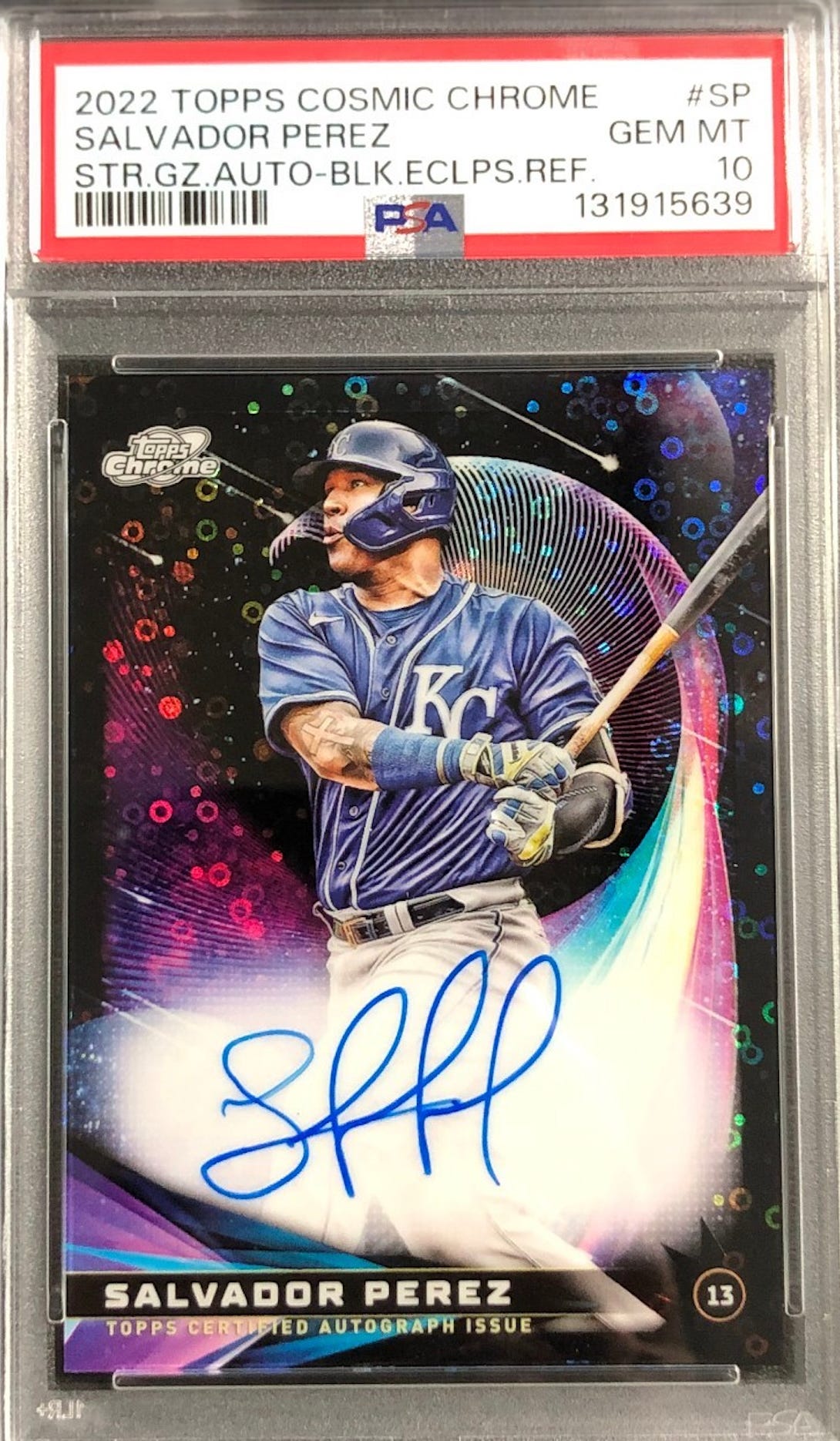 2022 Topps Cosmic Salvador Perez card.