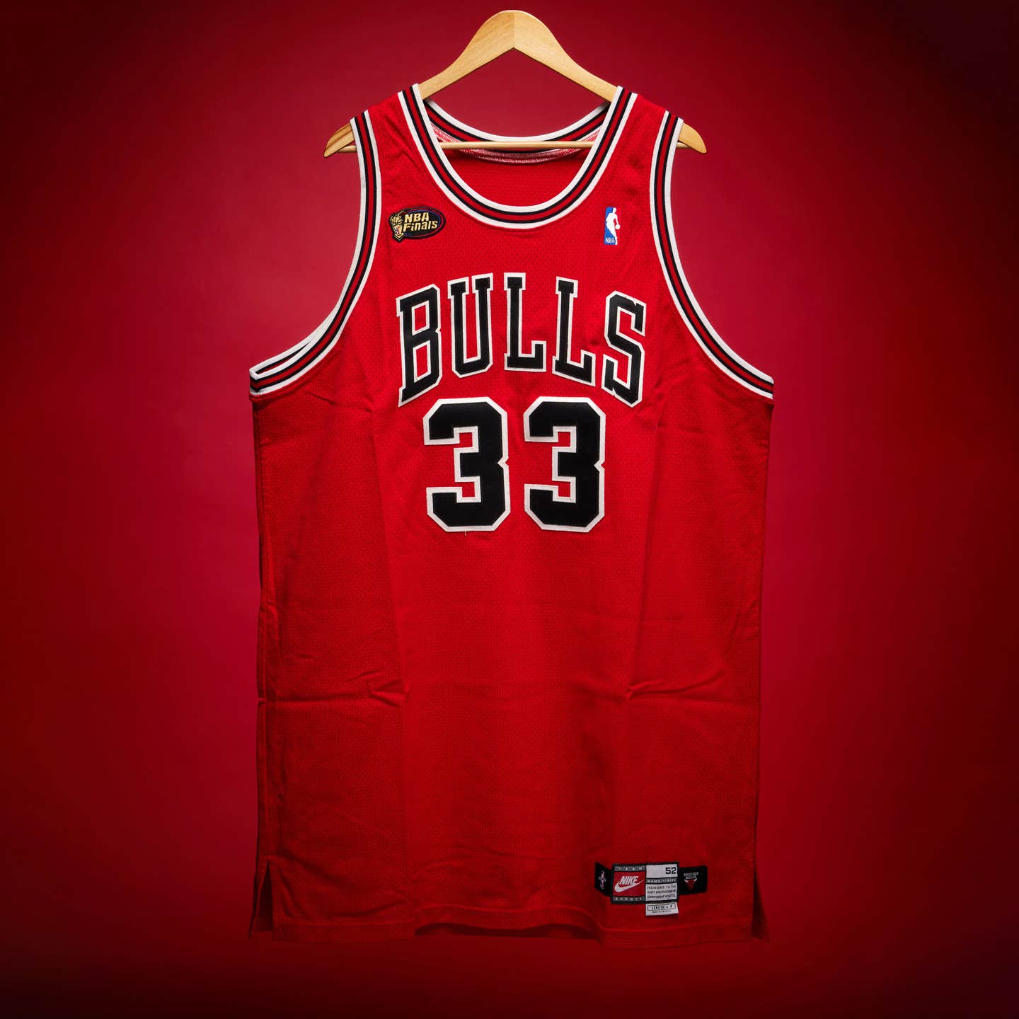 Scottie Pippen NBA Finals “Last Dance” jersey.