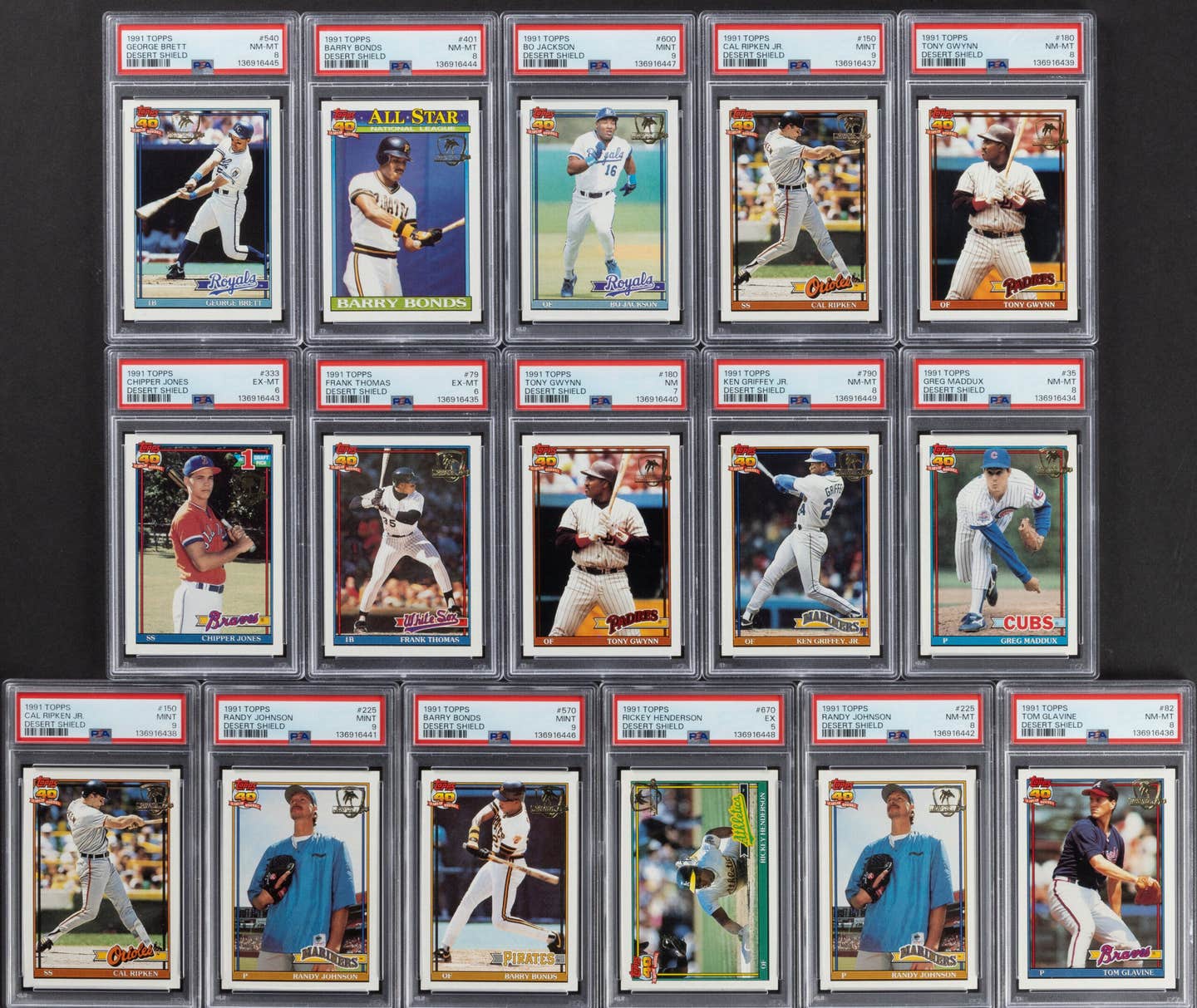 1991 Topps Desert Shield cards coveted by collectors, military