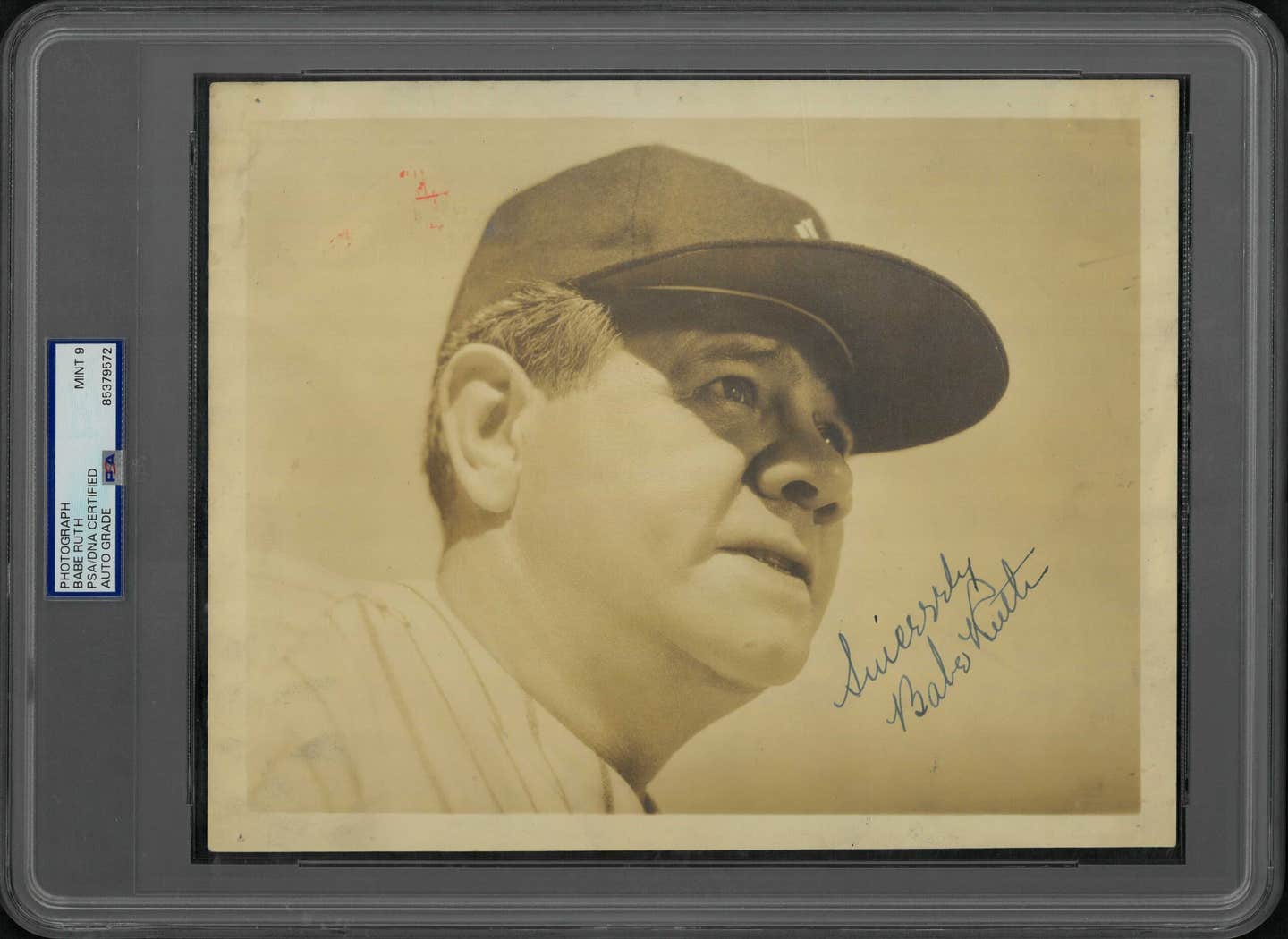 1940 Babe Ruth photo.