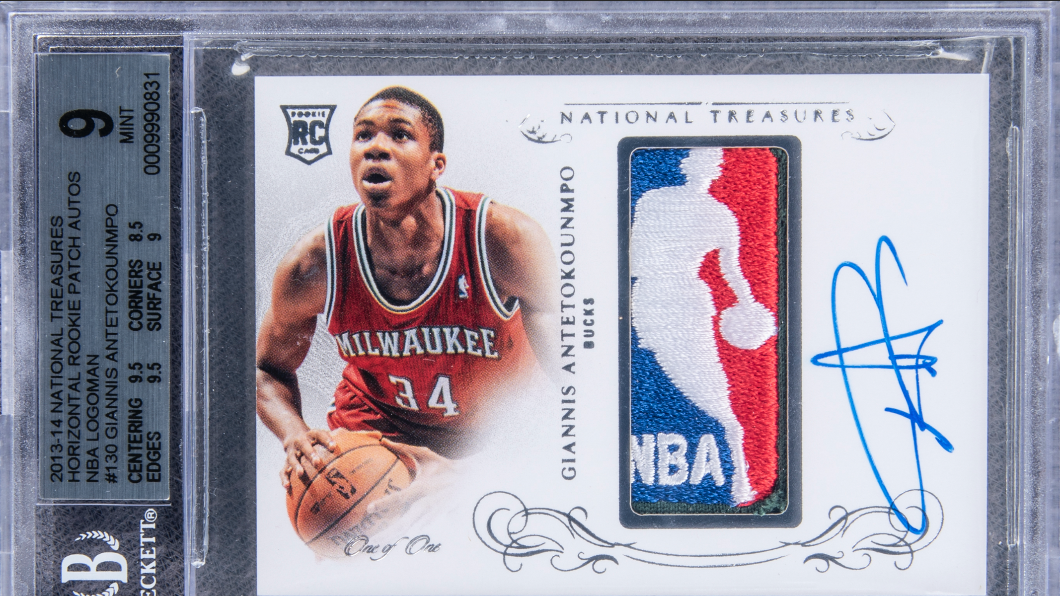NBA RC サインカード Giannis Antetokounmpo ヤニス