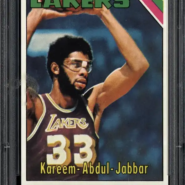 Historic 1975-76 Topps Basketball set filled with NBA