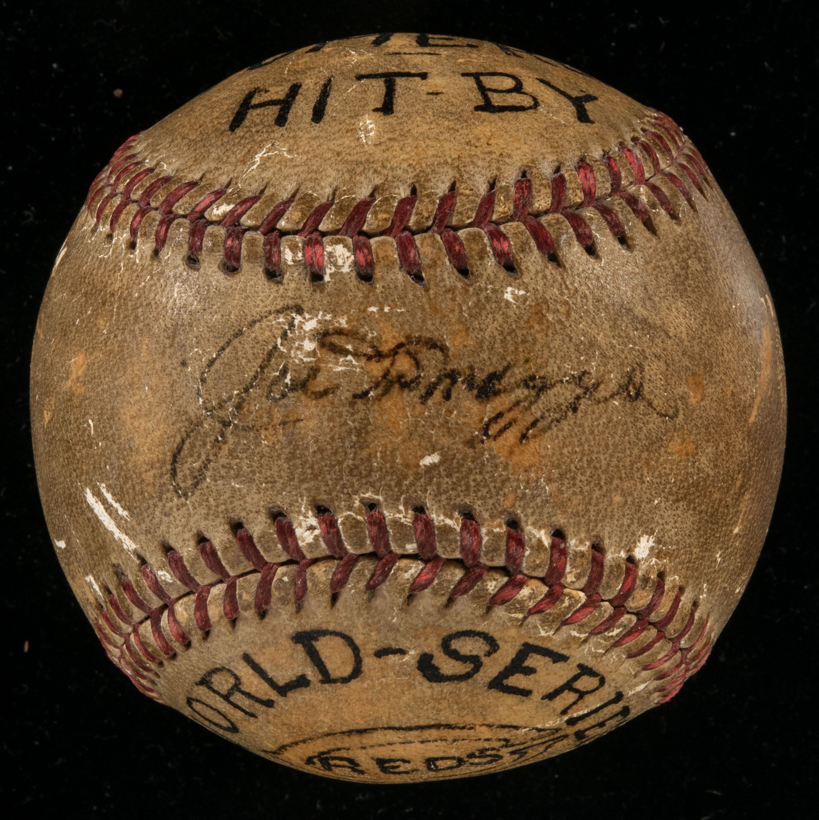 1923 World Series Babe Ruth home run ball, Mickey Mantle game-used