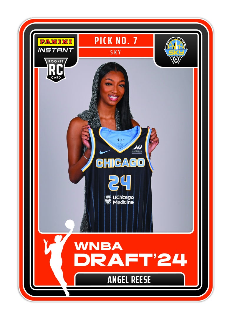 2024 Angel Reese WNBA Draft card. 