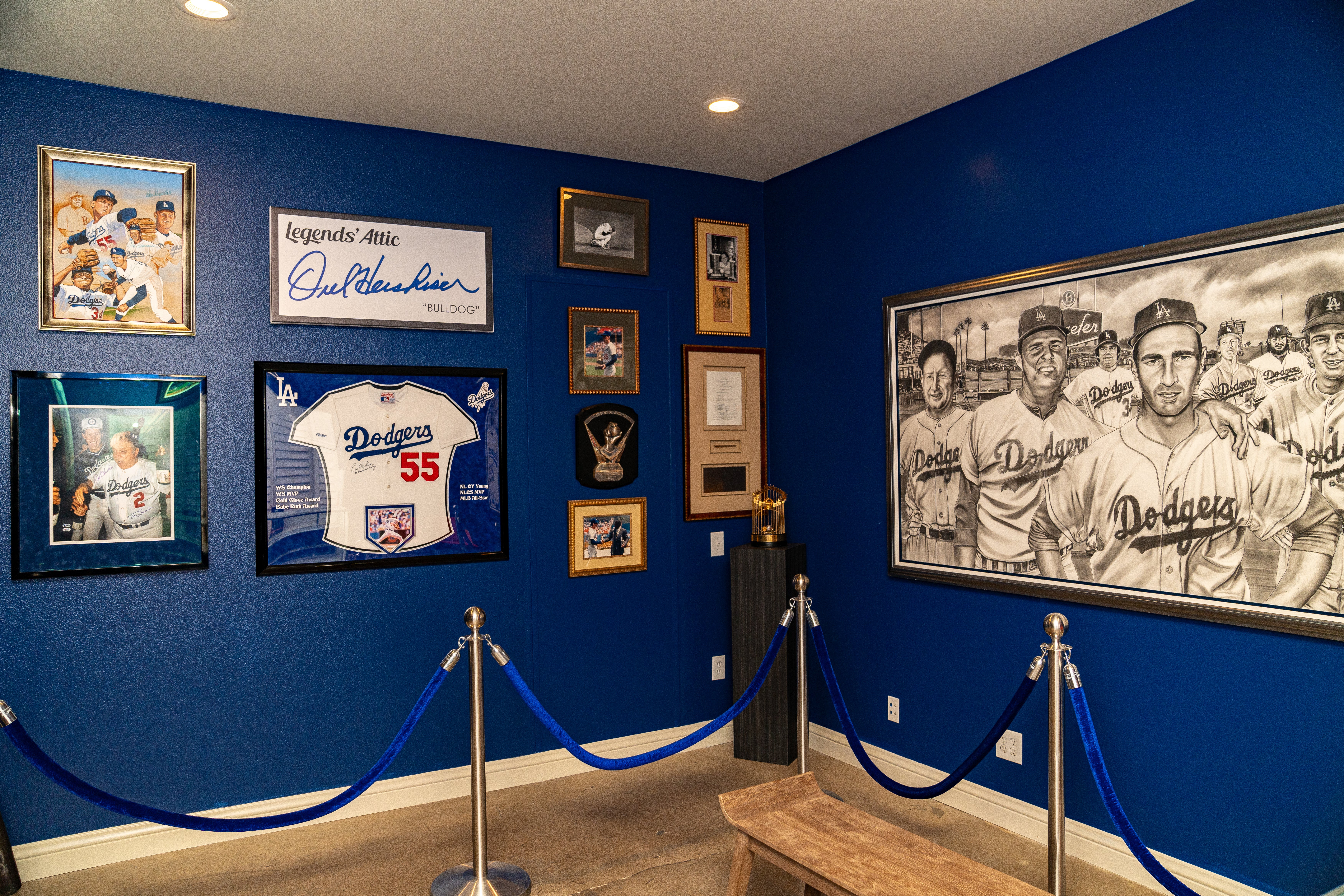 MLB great Orel Hershiser opens sports museum, art gallery and