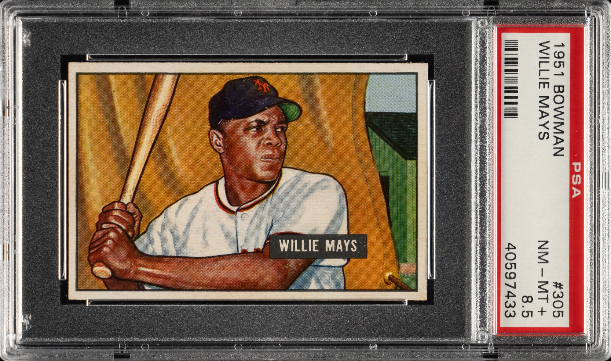 1951 Bowman Willie Mays card sets record in 13 million Summer Auction
