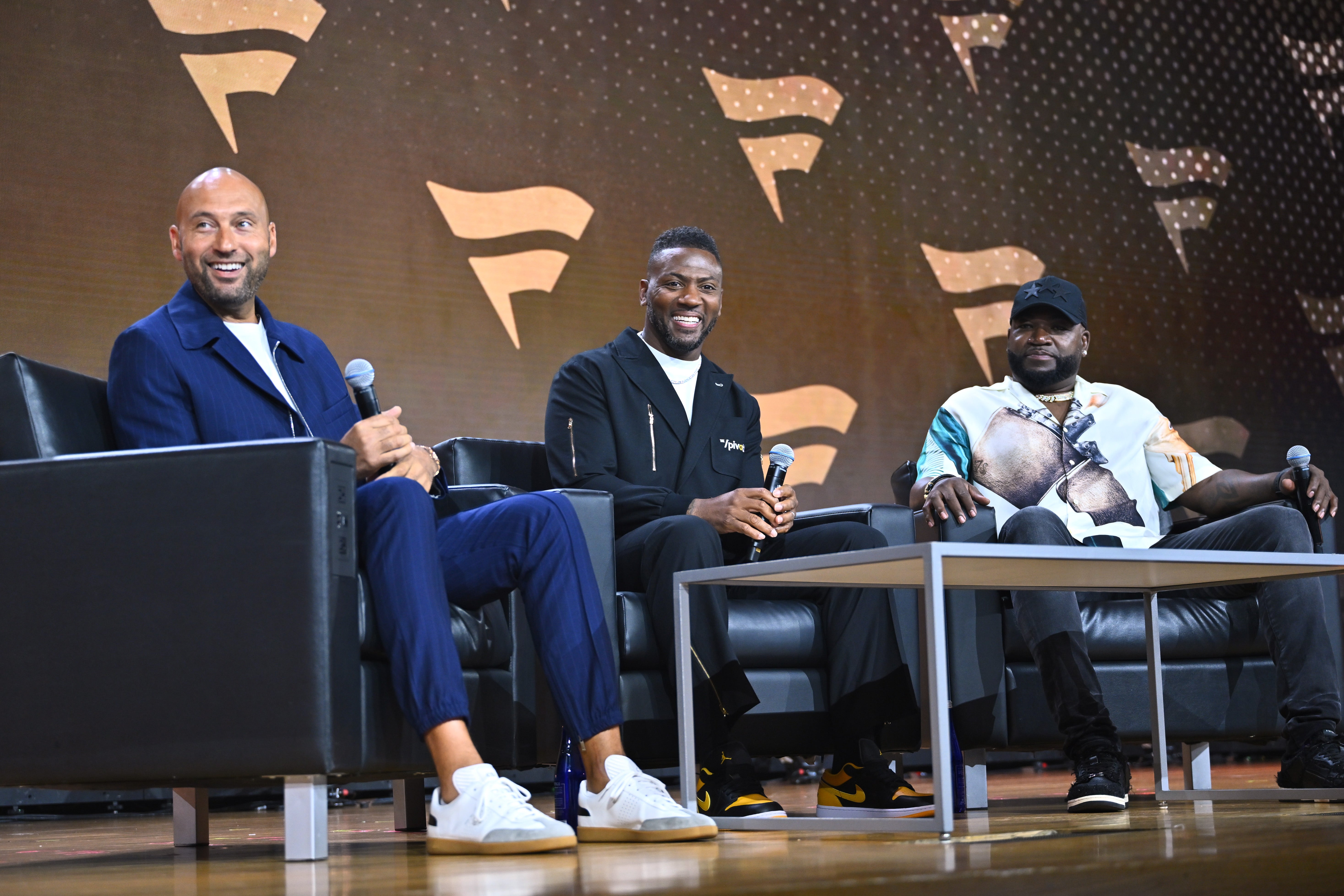 Derek Jeter and David Ortiz at FFNYC 2024. 