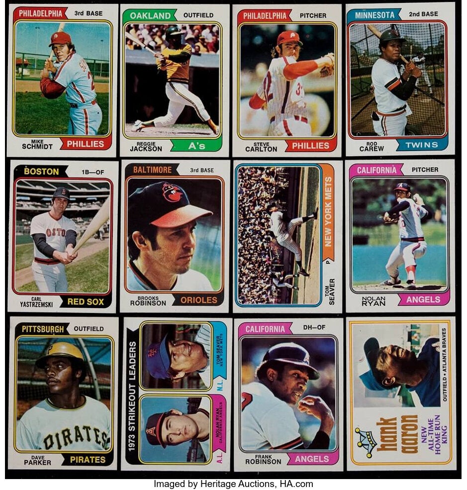 1974 Topps series, first factory set changed landscape of baseball