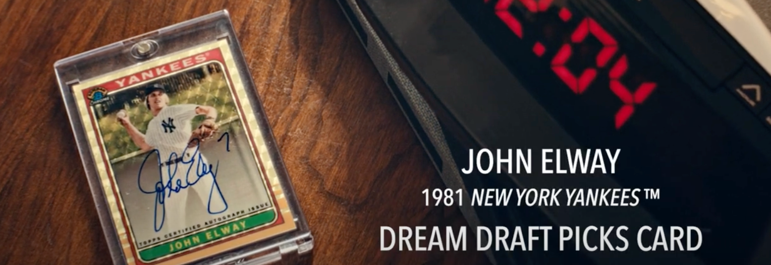 Topps debuts 2024 Bowman Draft John Elway baseball card with