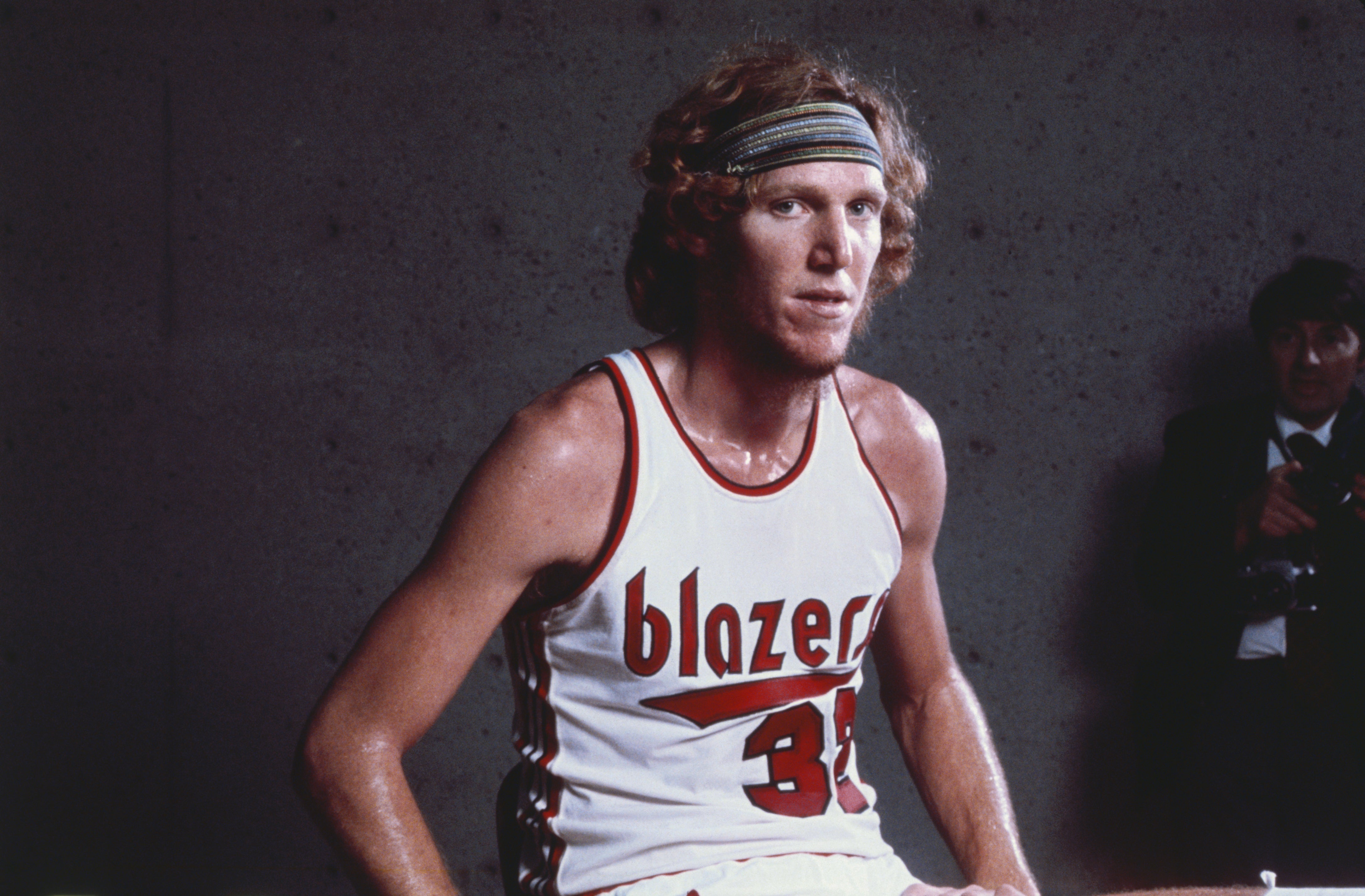 Bill Walton with the Portland Trail Blazers. 