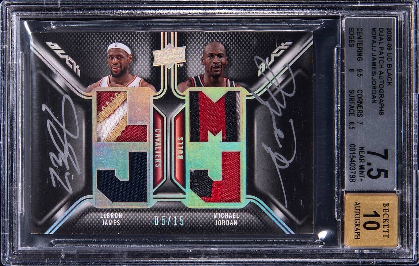NBAカード　UD BLACK Quad auto patch 5枚限定 2008-09 Upper Deck Black Quad Autographs #QA-STUD Michael